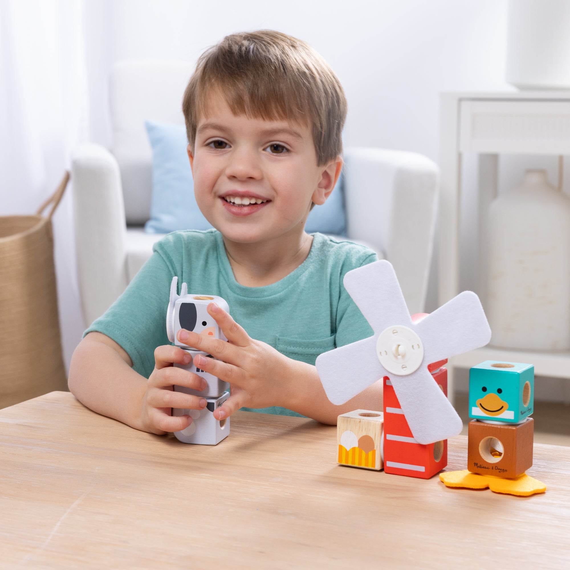 Blockables™ Play Sets Farm Friends and Woodland Friends 2-Pack Bundle