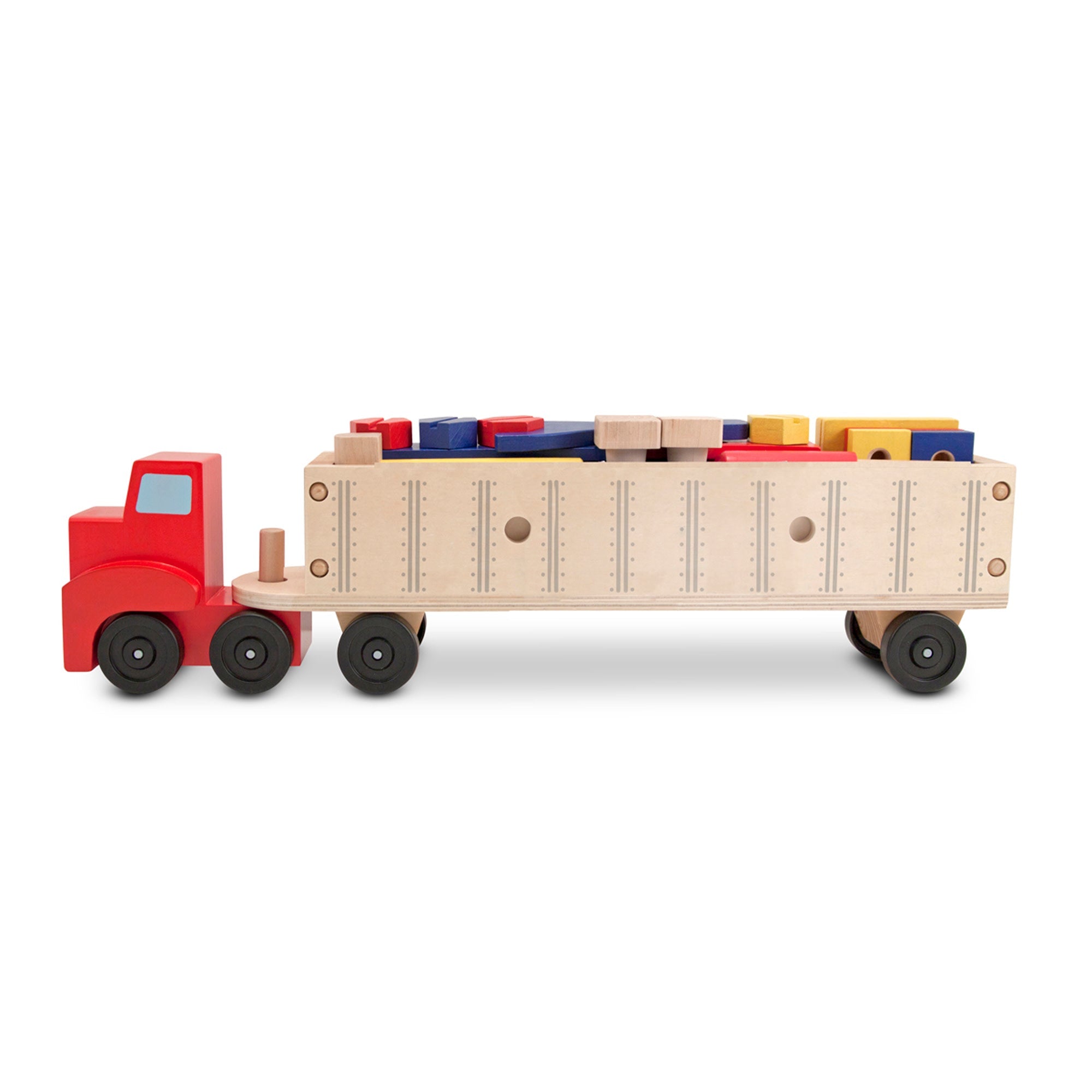 Wooden Big Rig Building Set