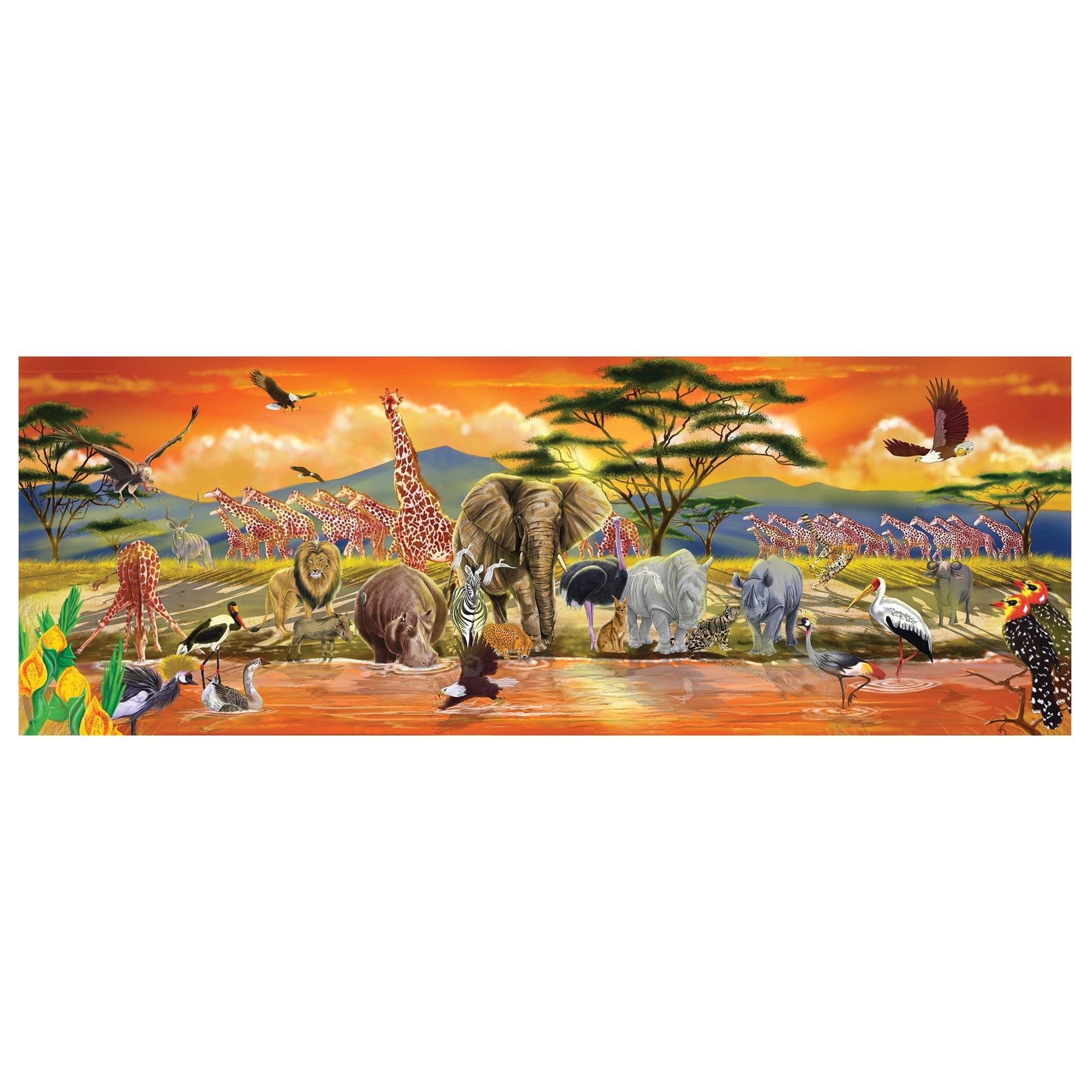 Safari Floor Puzzle - 100 Pieces