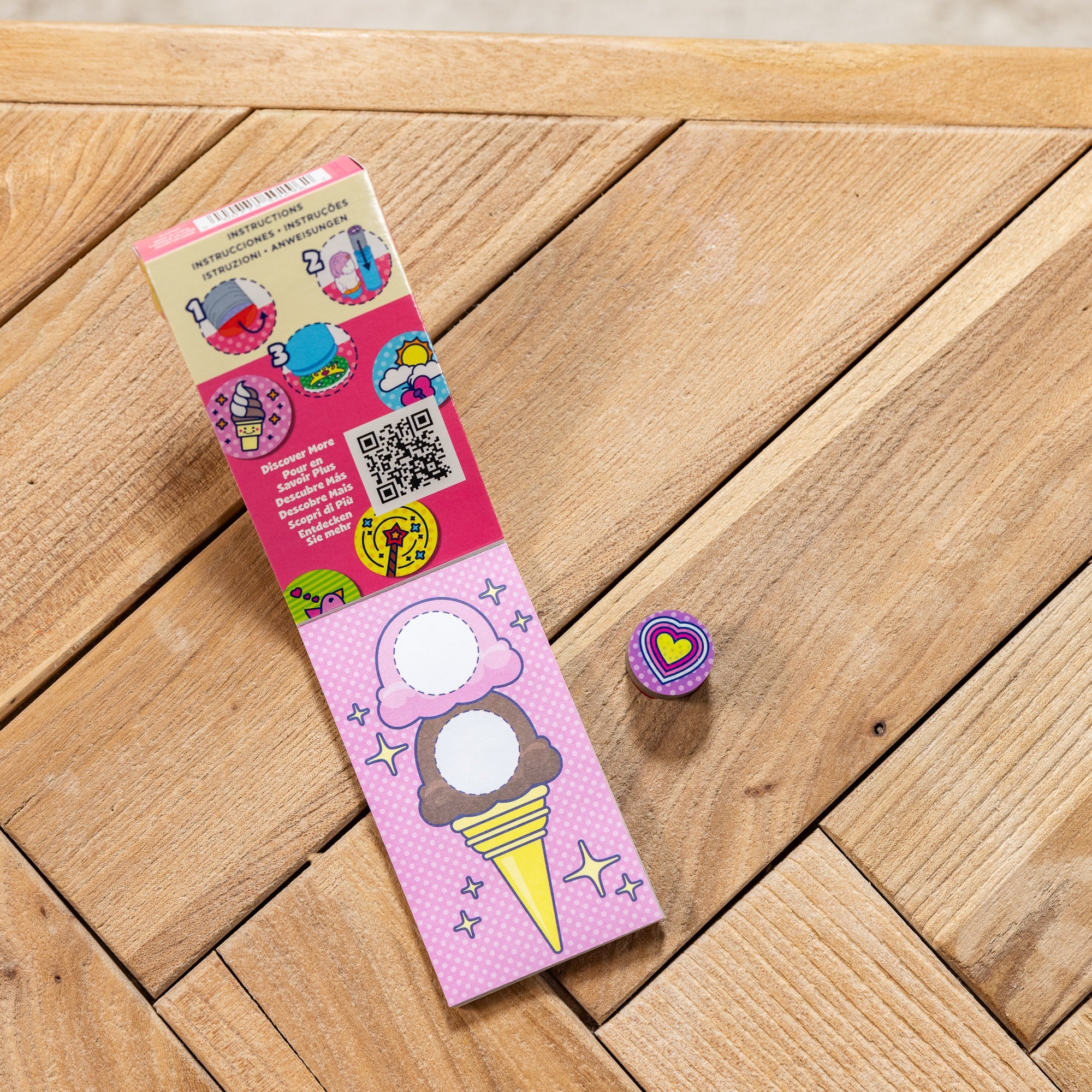 Sticker WOW!® Mini Activity Pad & Refill Stickers - Favorite Things (200+ Stickers, Stamper Not Included)