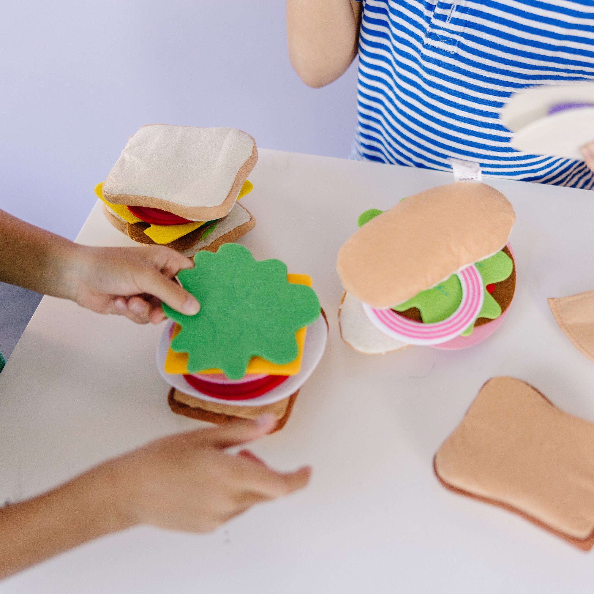 Felt Food Sandwich Play Set