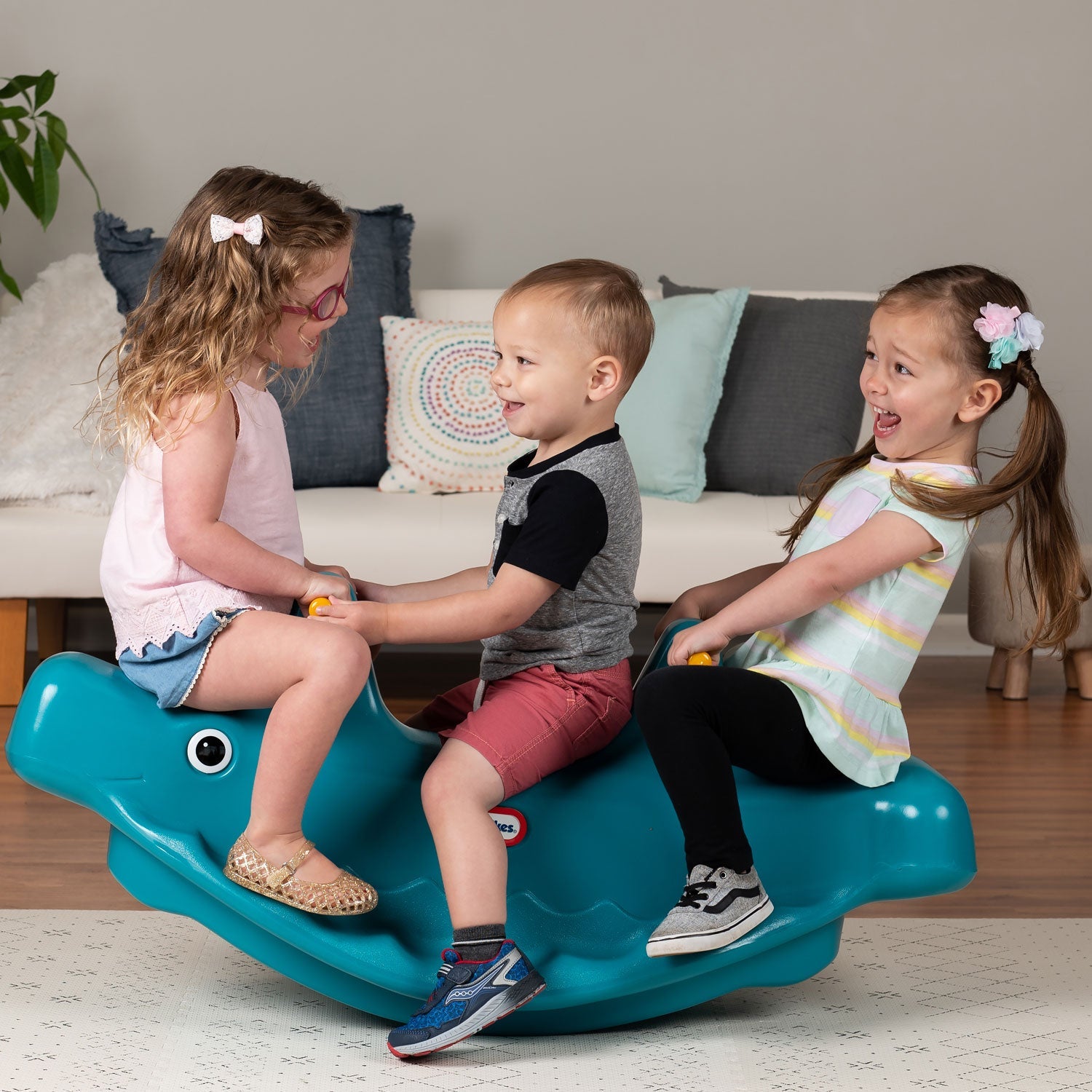 Whale Teeter Totter - Blue