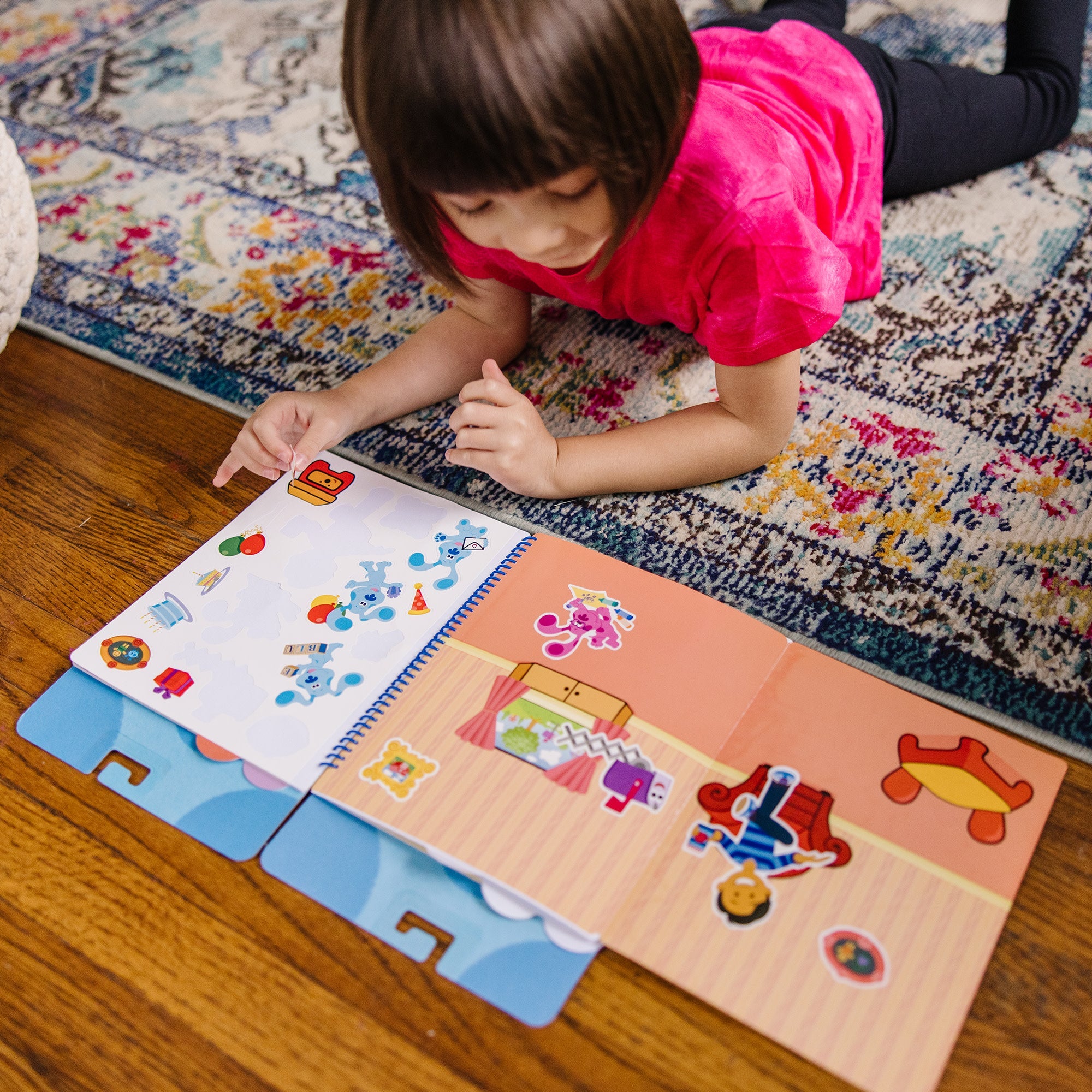 Blue's Clues & You! Restickable Stickers Pad - Places Blue Loves