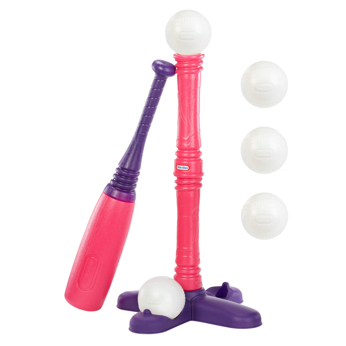 TotSports™ T-Ball Set with 5 Balls - Pink
