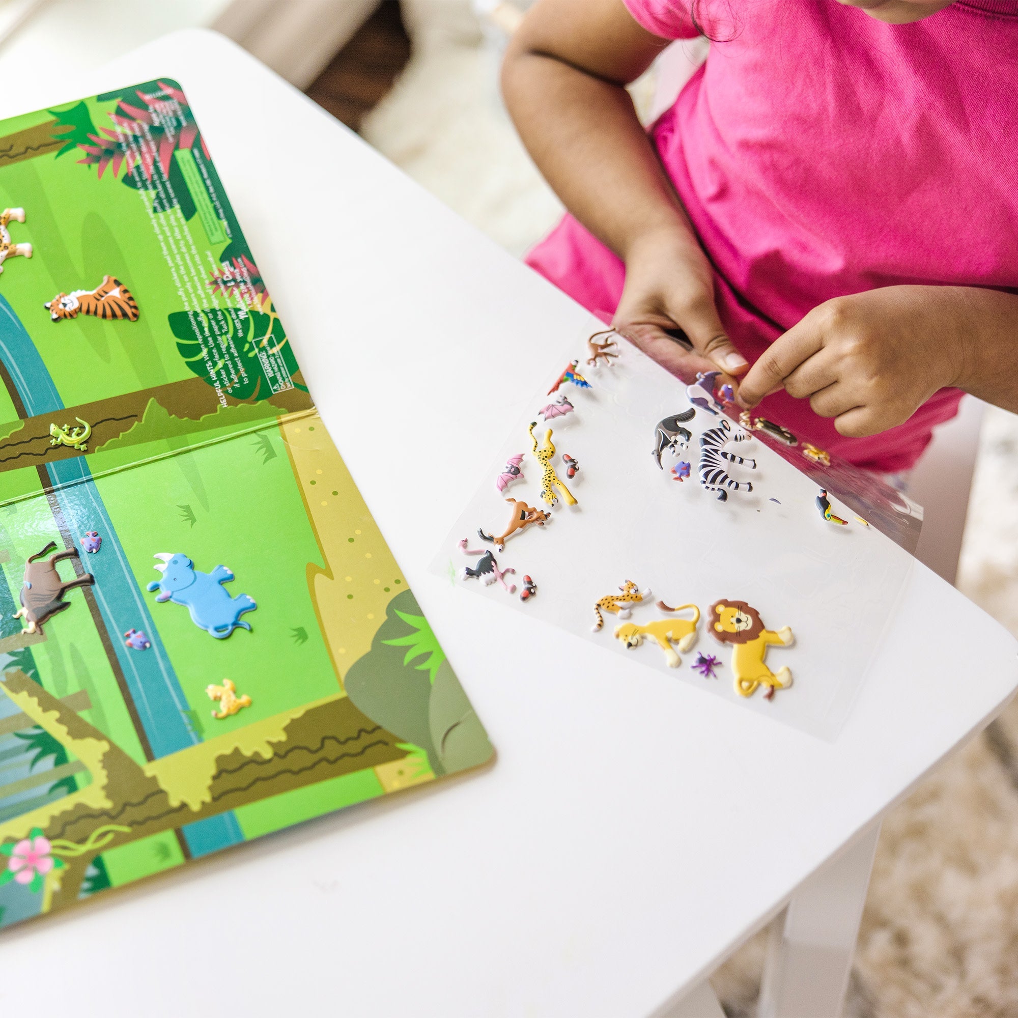 Puffy Sticker Play Set - Safari