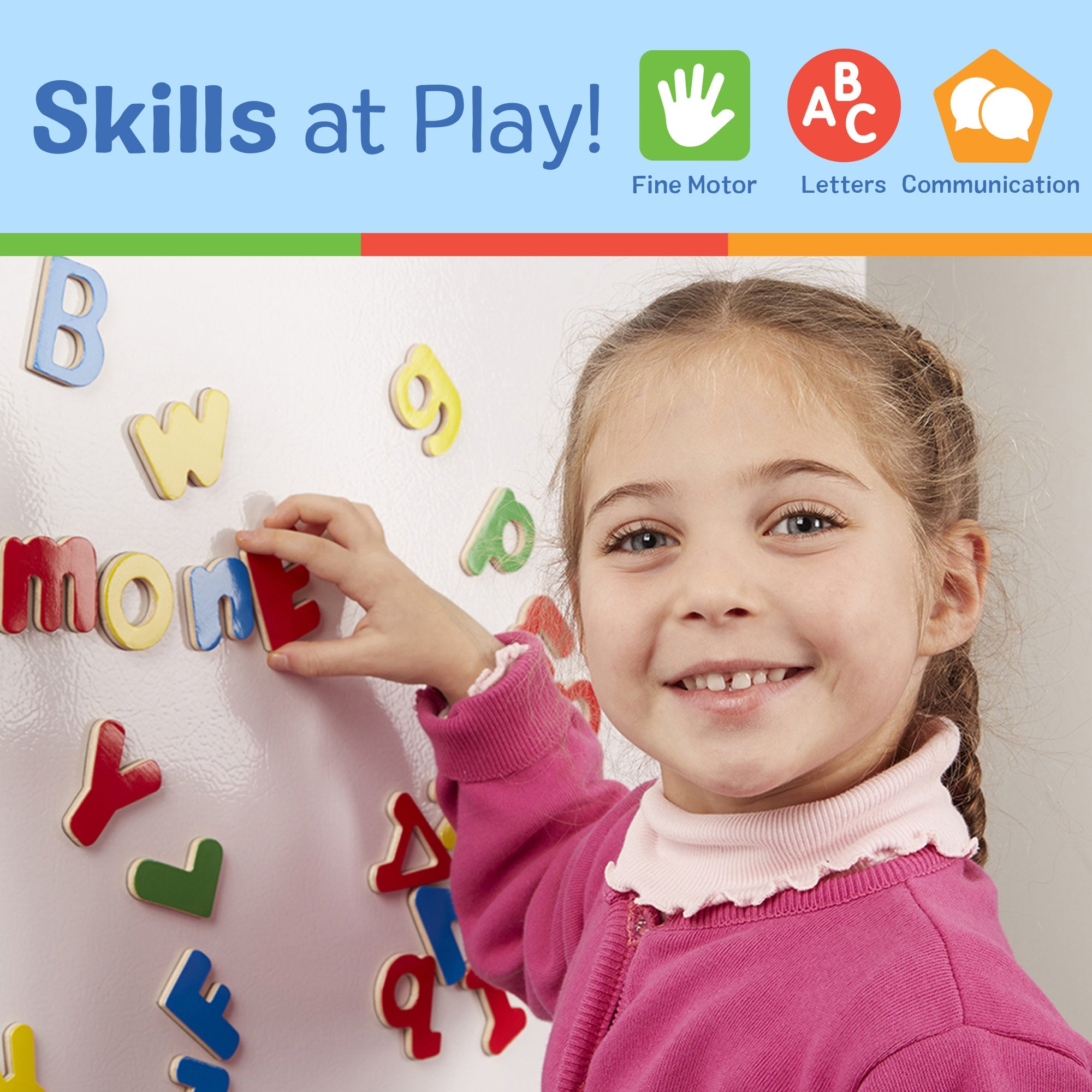 Wooden Letter Alphabet Magnets