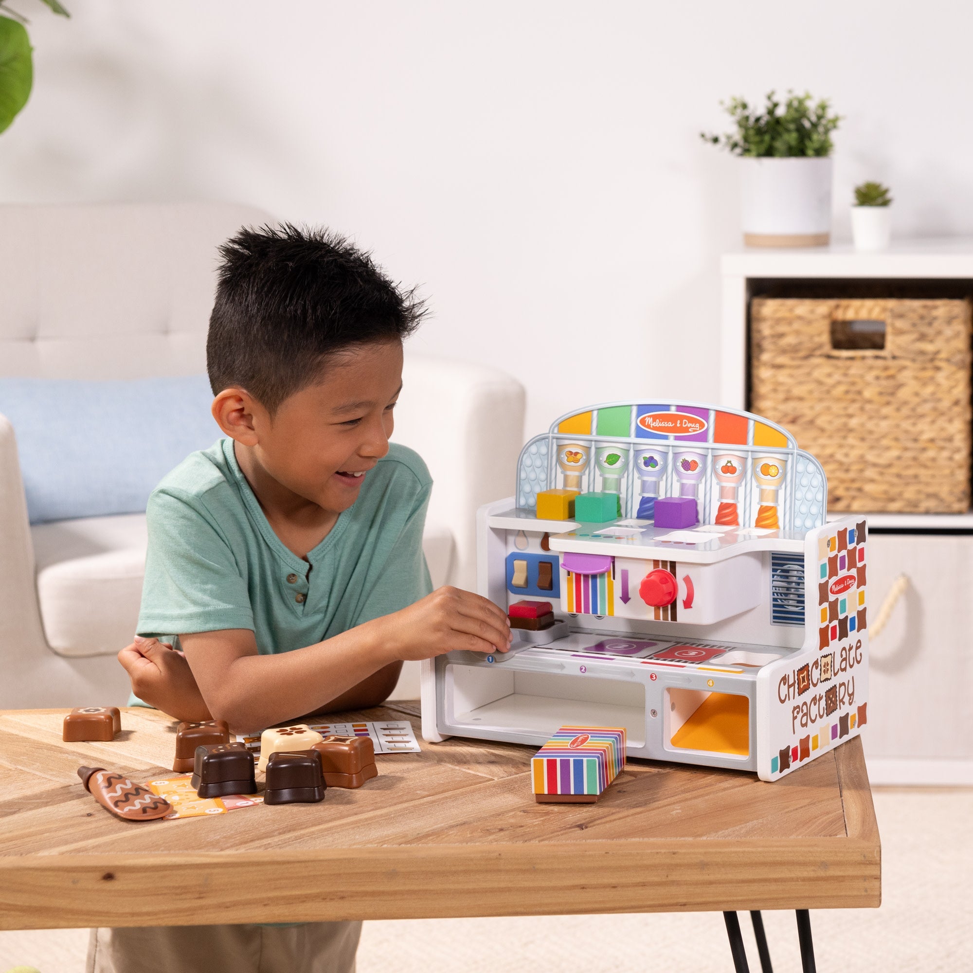 Wooden Chocolate Factory Play Set