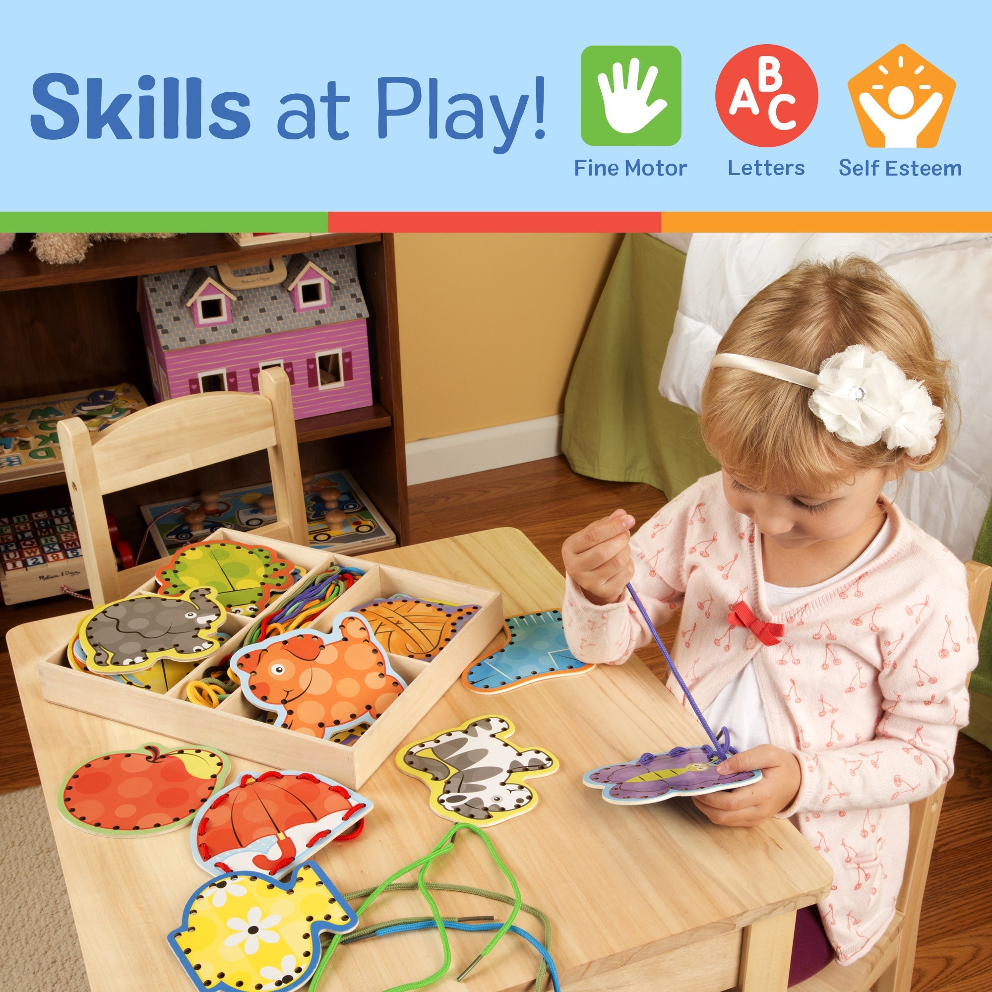 Alphabet Lacing Cards