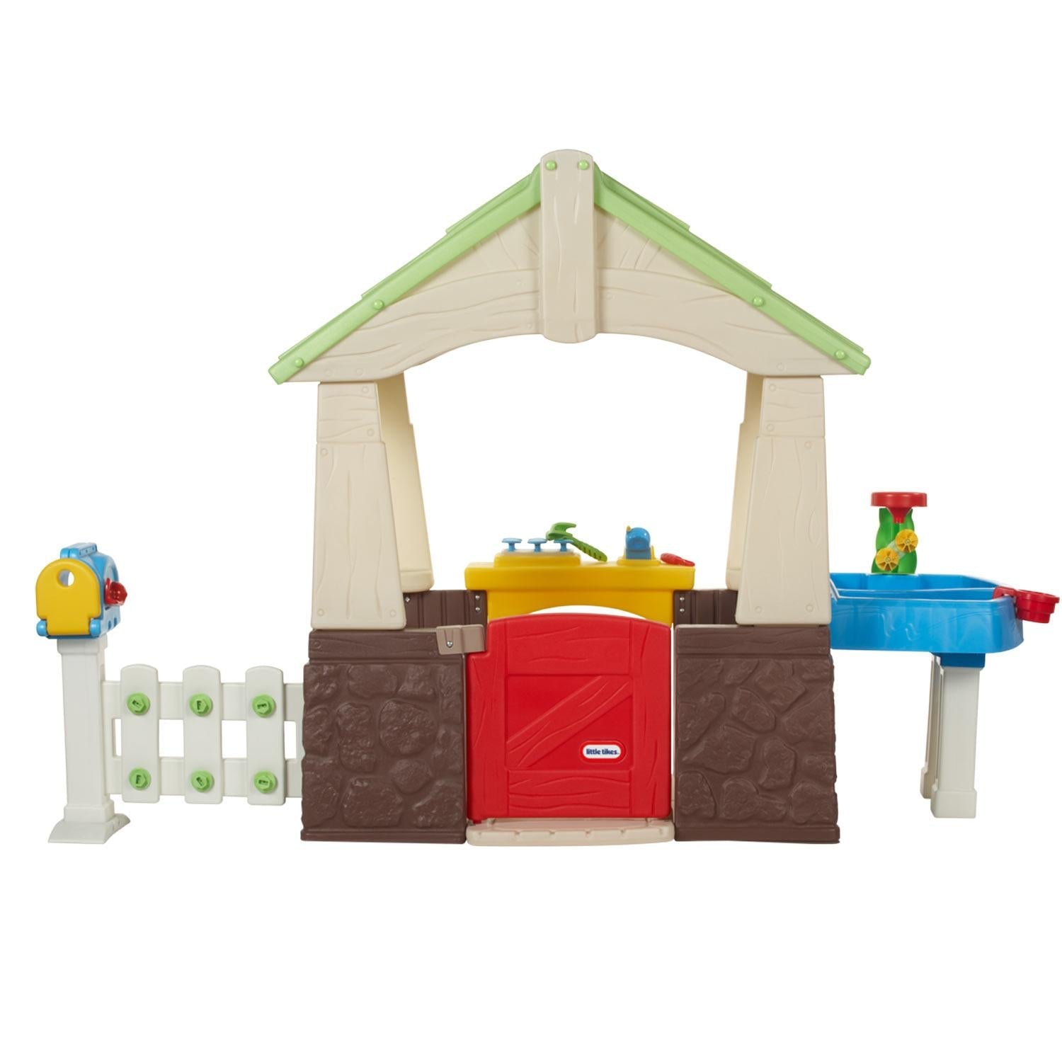 Deluxe Home & Garden Playhouse with Realistic Features