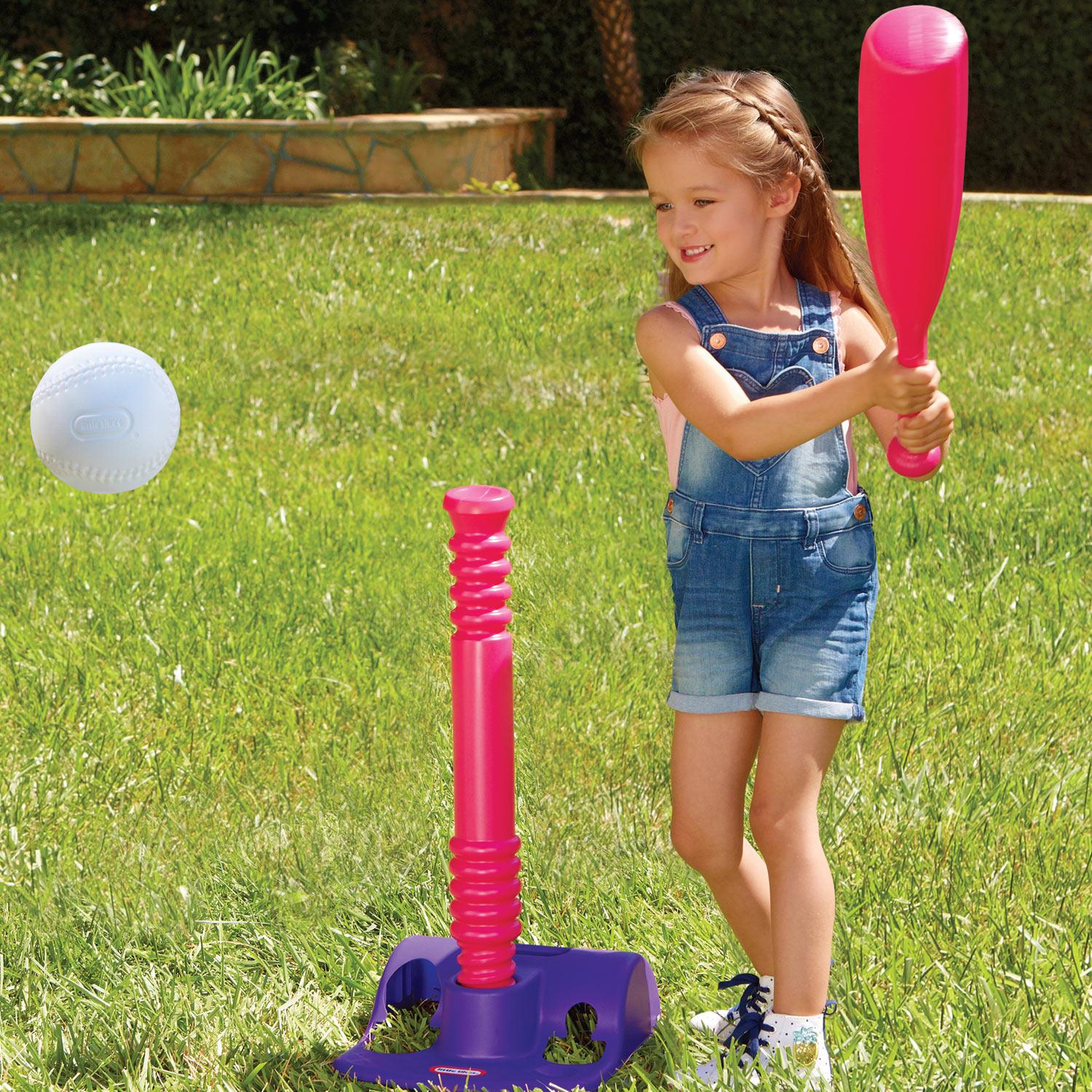 TotSports™ T-Ball Set - Purple and Pink
