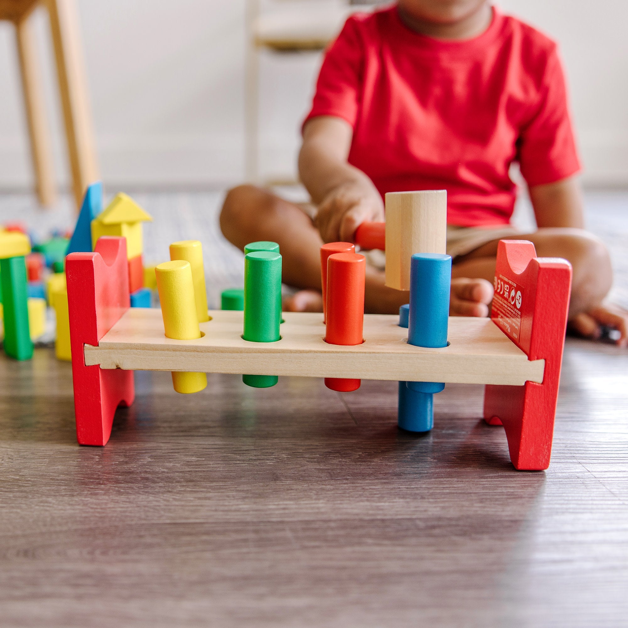 Stack, Sort & Pound Wooden Toy Collection