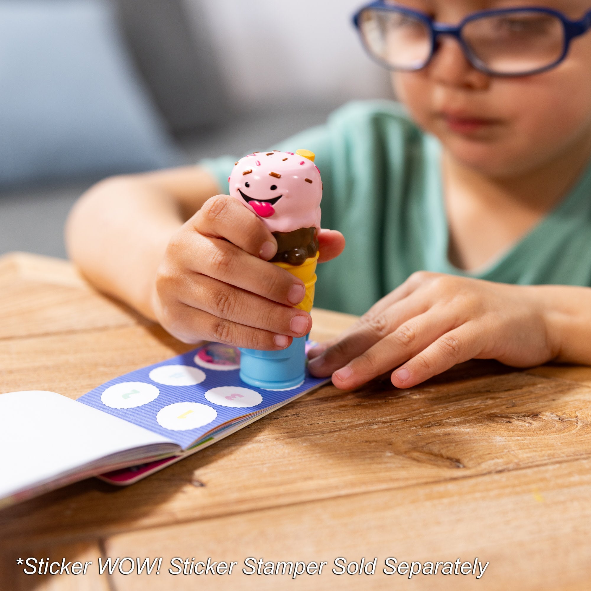 Sticker WOW!® Mini Activity Pad & Refill Stickers - Favorite Things (200+ Stickers, Stamper Not Included)