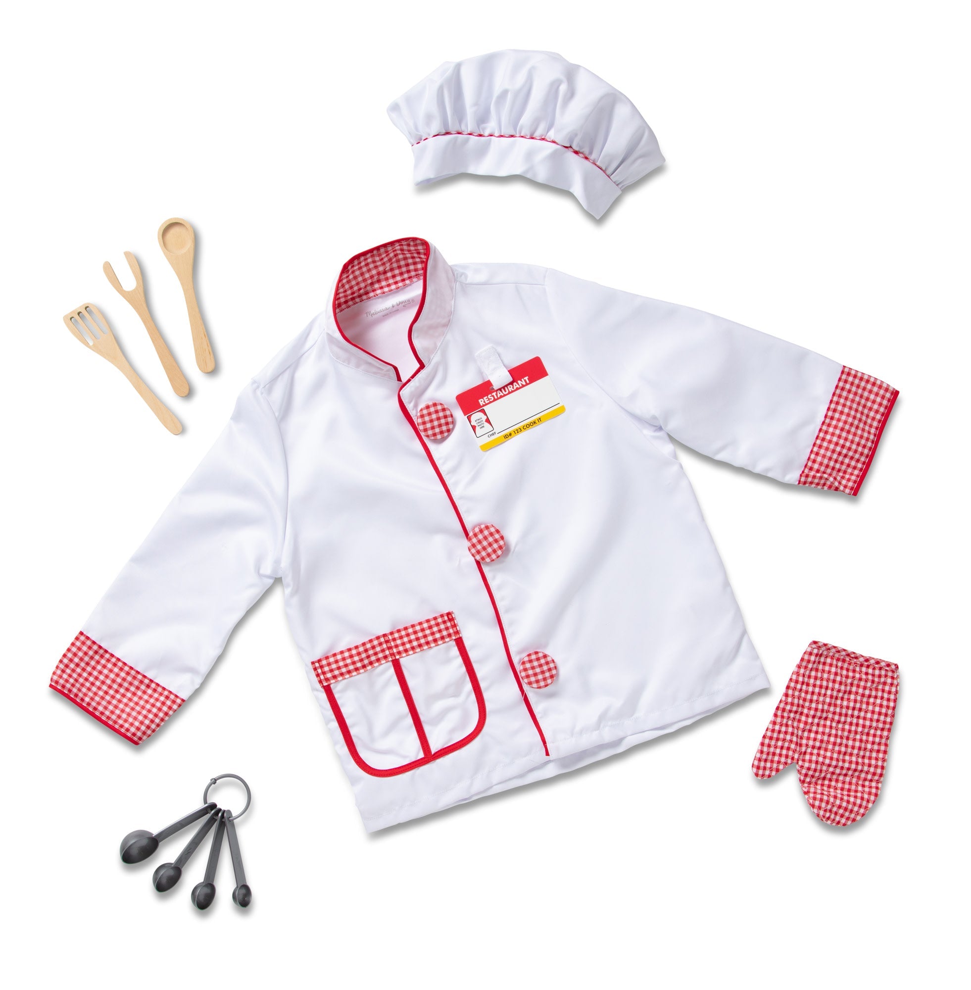 Chef Costume Role Play Set