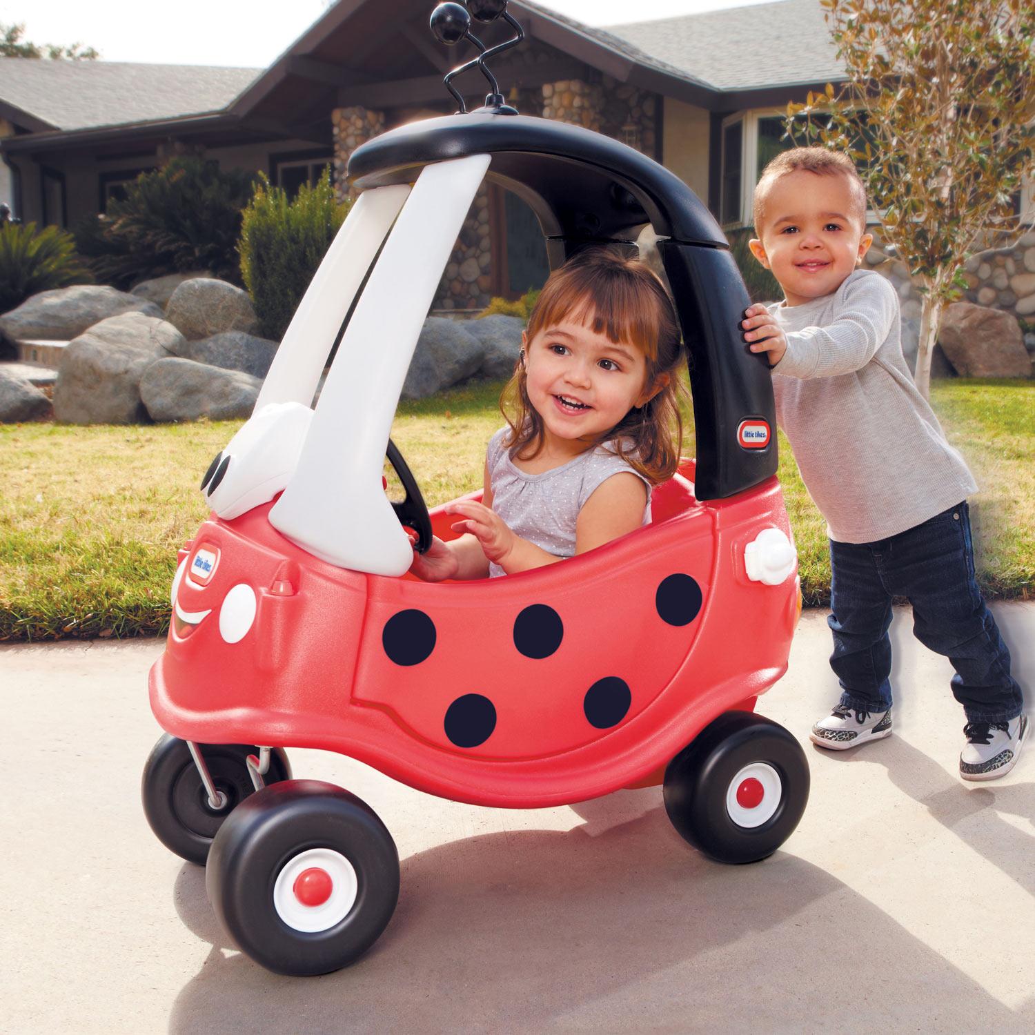 Cozy Coupe®- Ladybug with Parent Handle