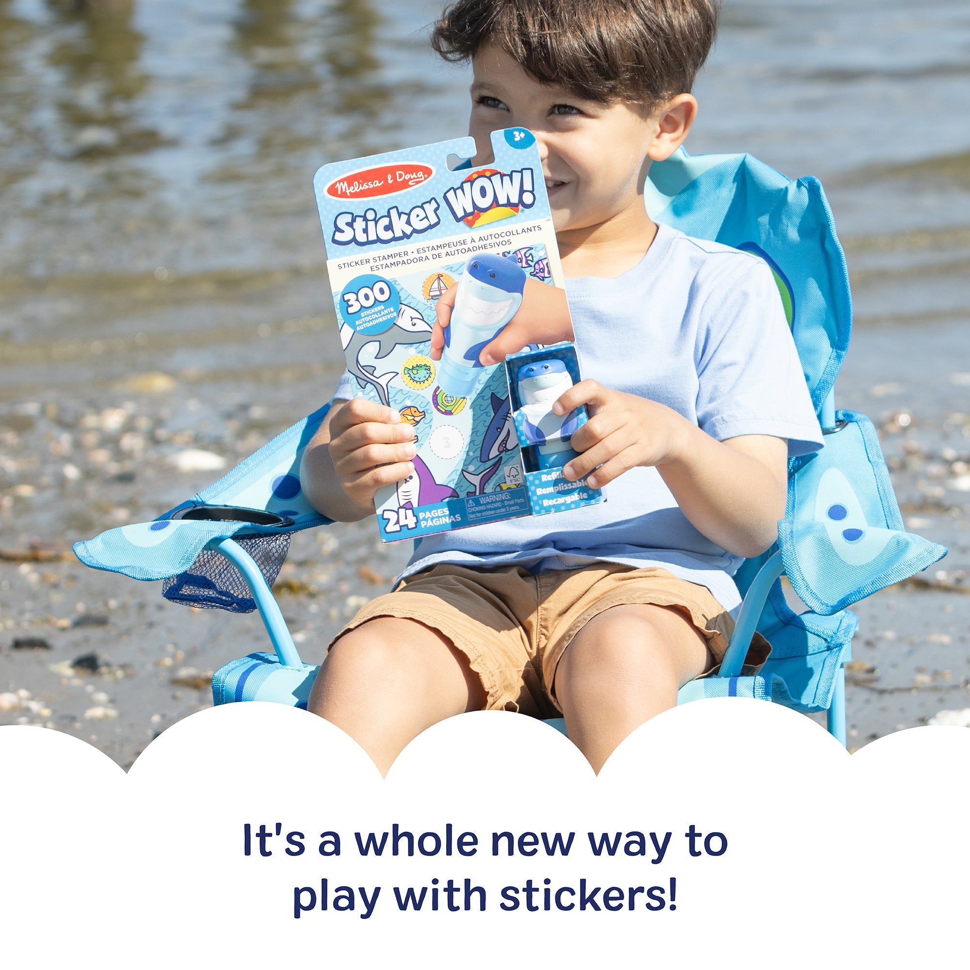 Sticker WOW!™ Activity Pad & Sticker Stamper - Shark