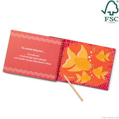 On the Go Scratch Art Color Reveal Pad - Animal Families