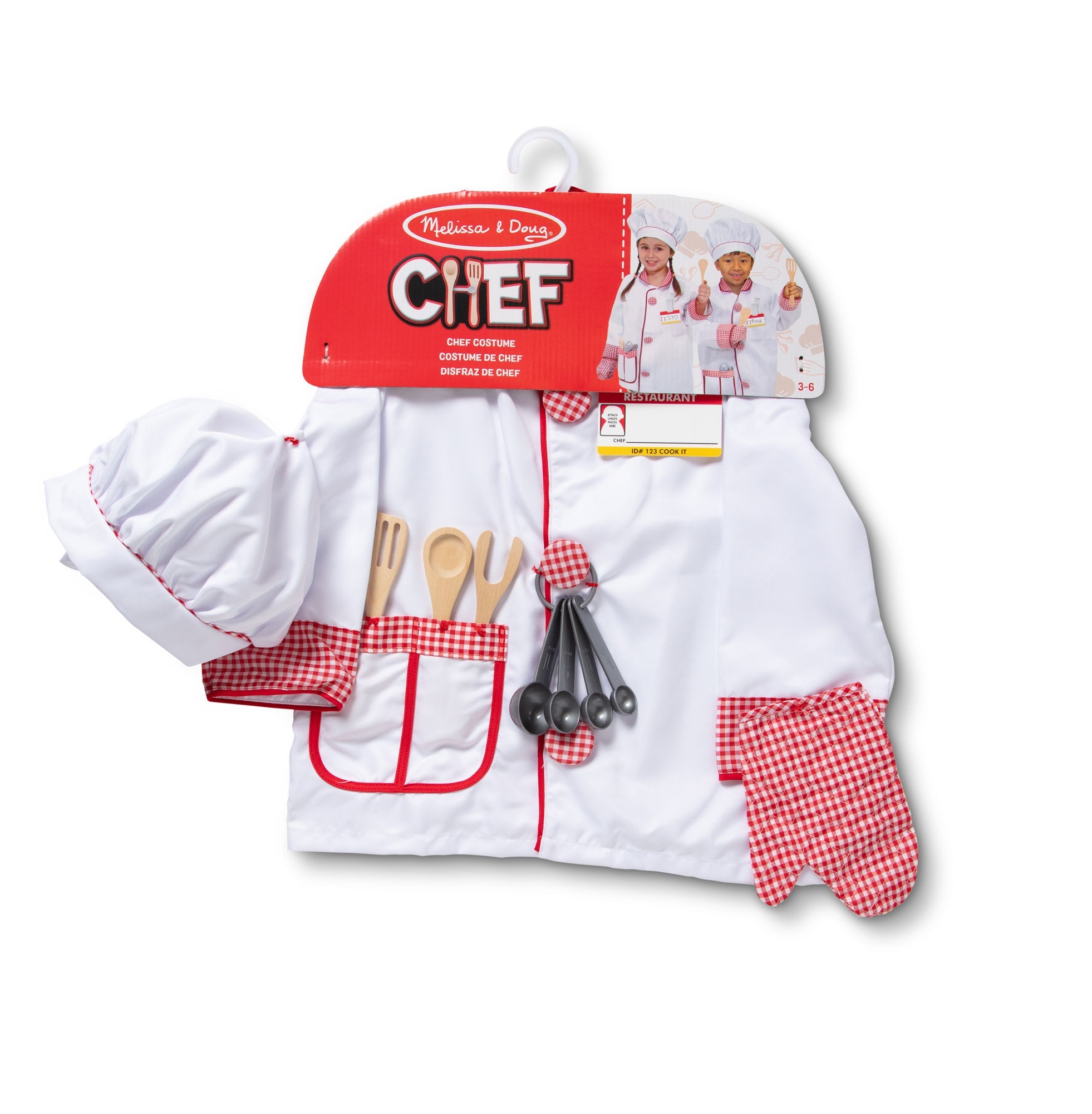 Chef Costume Role Play Set