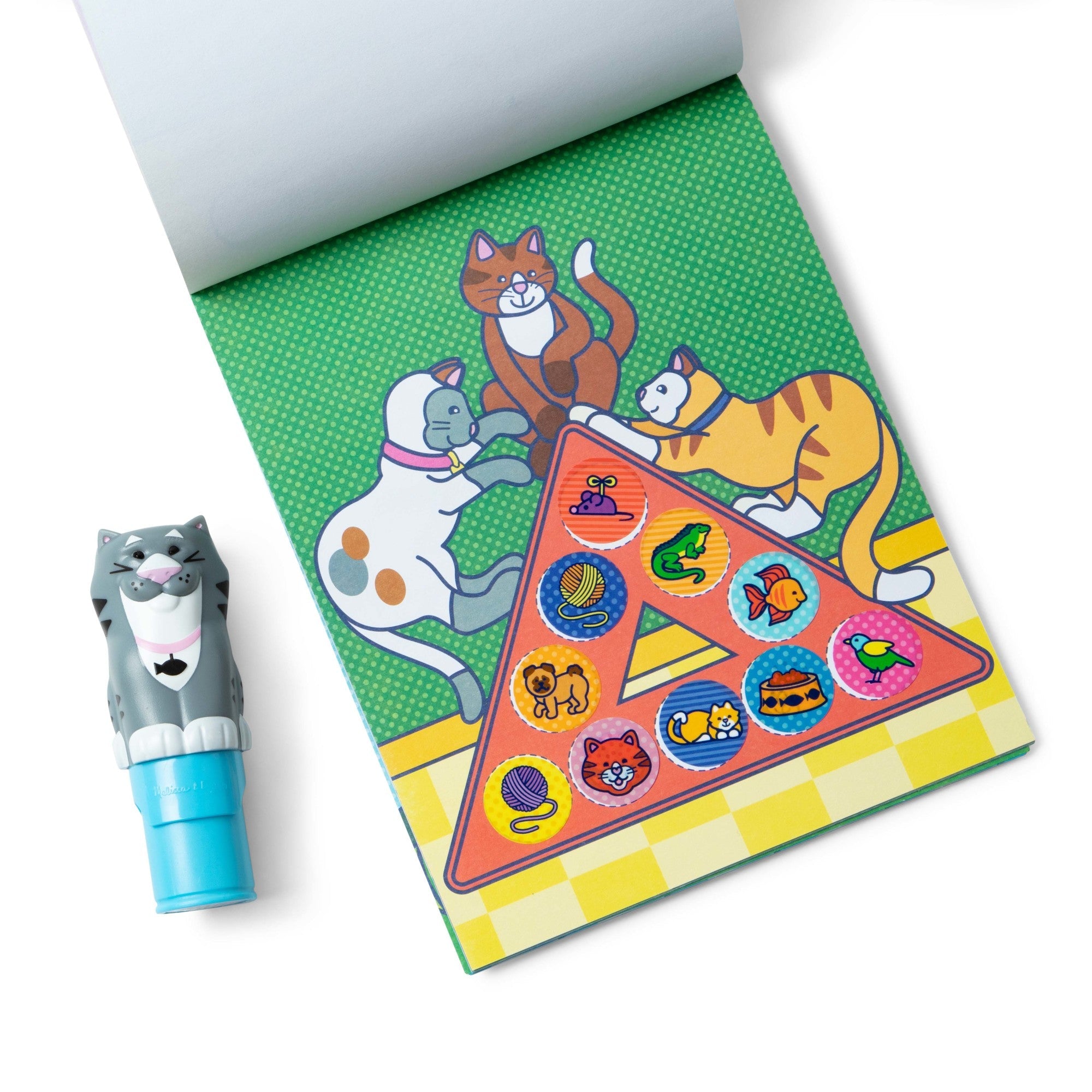 Sticker WOW!™ Cat Bundle: Activity Pad & Sticker Stamper + Mini Activity Pad and 200 Refill Stickers