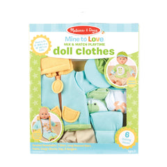 Mine to Love Mix & Match Playtime Doll Clothes
