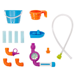 Flowin' Fun Water Table – Interactive Water Playset with Pipes, Fittings & Faucets