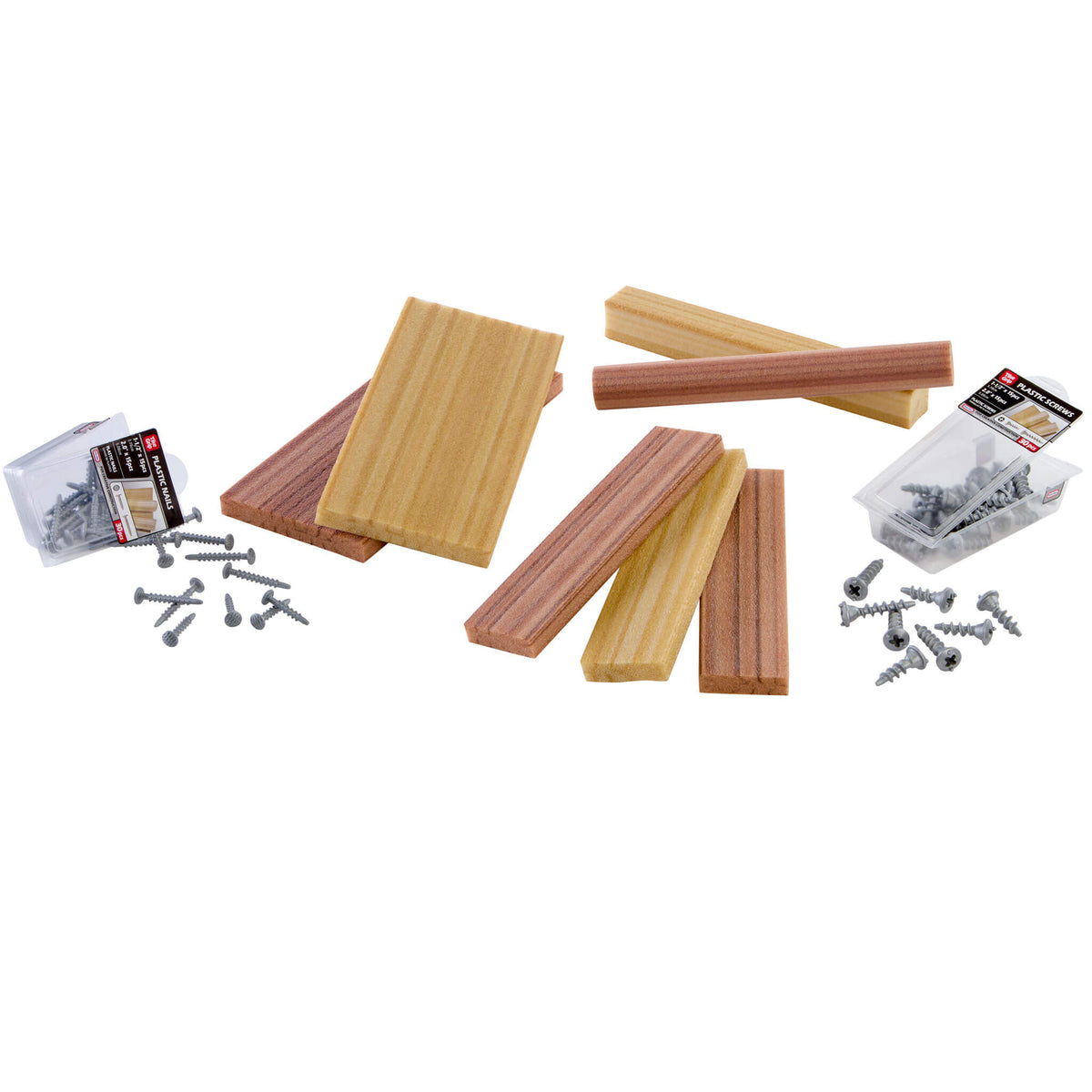 Creative Construction™ Wood, Nails and Screw Bundle