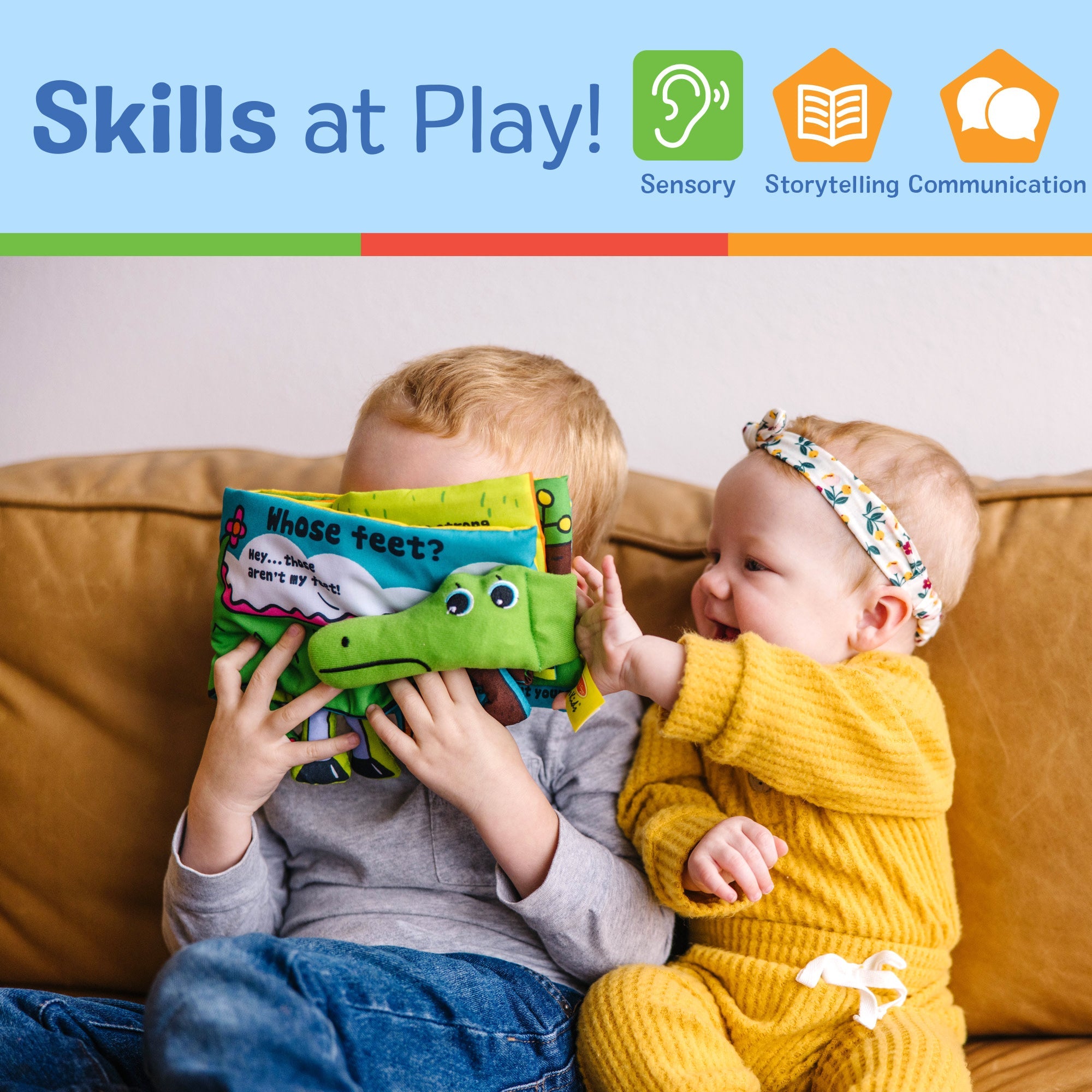 Soft Activity Book - Whose Feet?