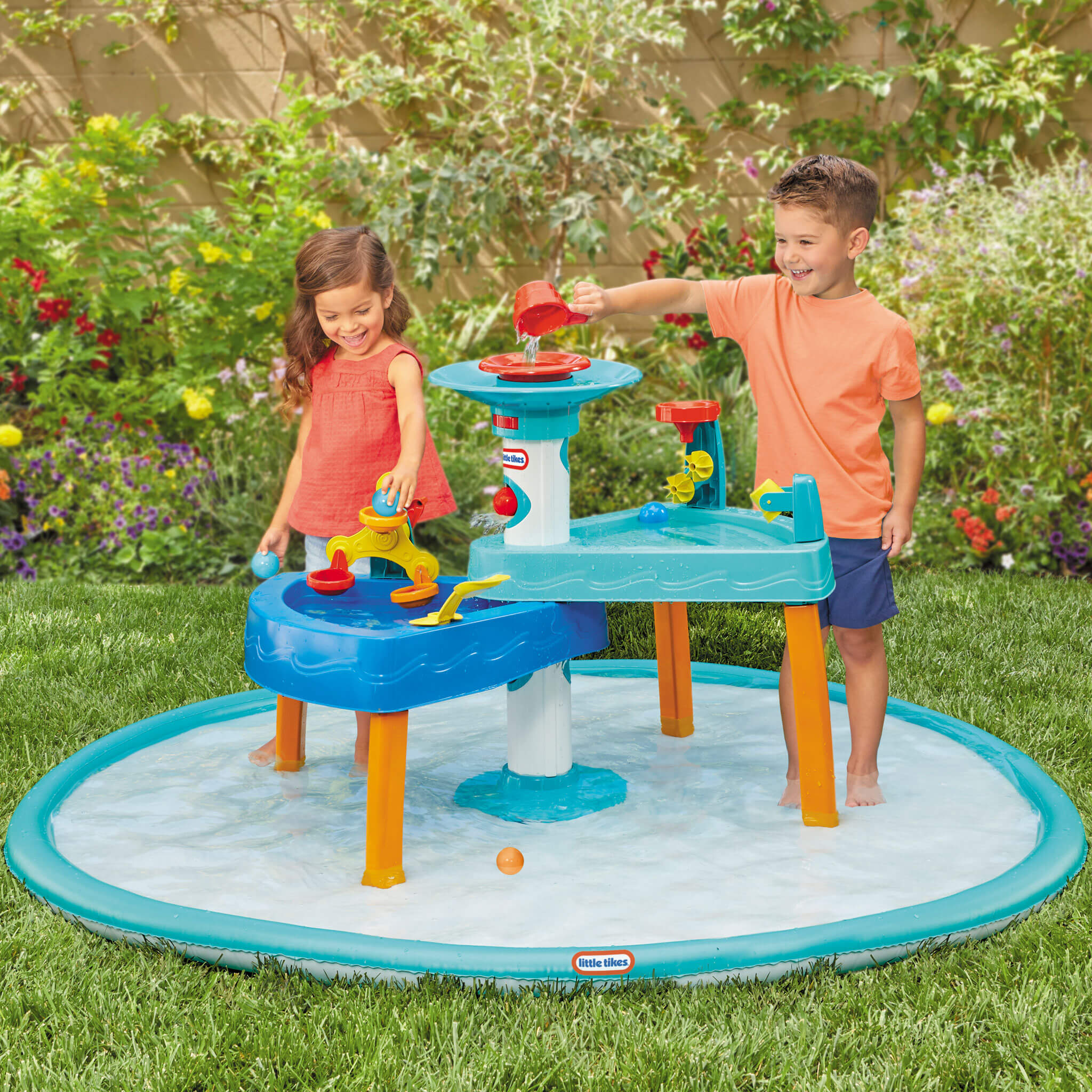 3-in-1 Splash 'n Grow Water Table – Adjustable Heights, Splash Pad & Fun Accessories