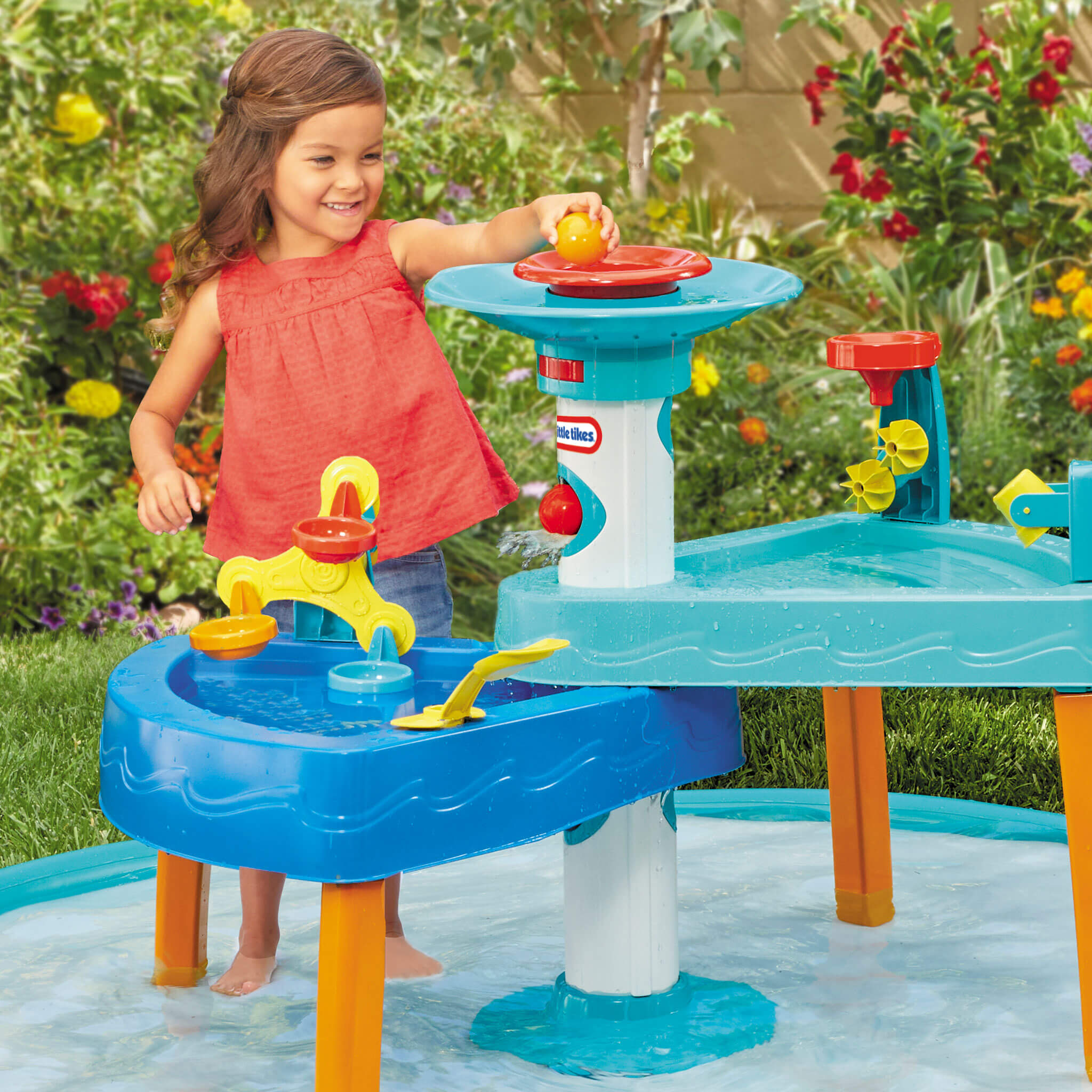3-in-1 Splash 'n Grow Water Table – Adjustable Heights, Splash Pad & Fun Accessories