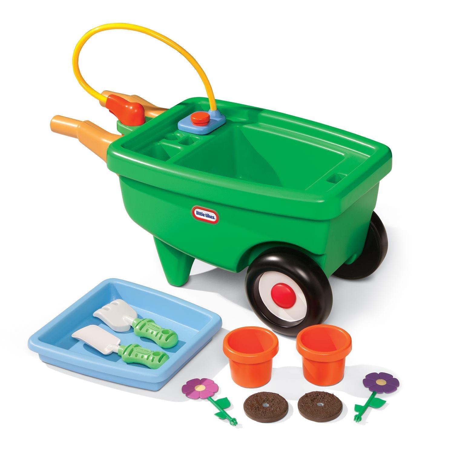 2-in-1 Garden Cart & Wheelbarrow – Gardening Playset
