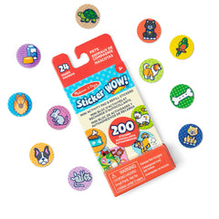 Sticker WOW!® Mini Activity Pad & Refill Stickers - Pets (200+ Stickers, Stamper Not Included)