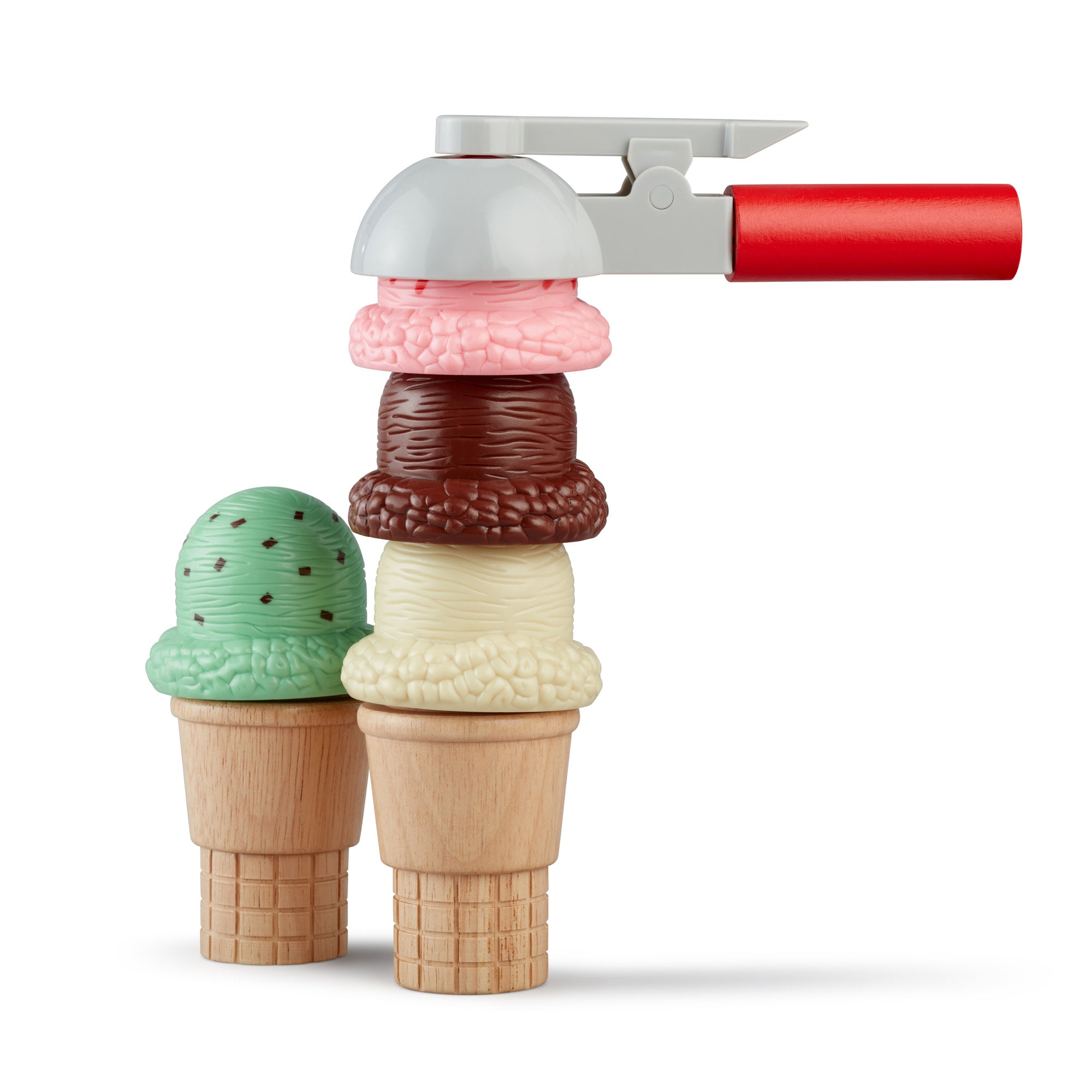 Scoop & Stack Ice Cream Cone Magnetic Play Set