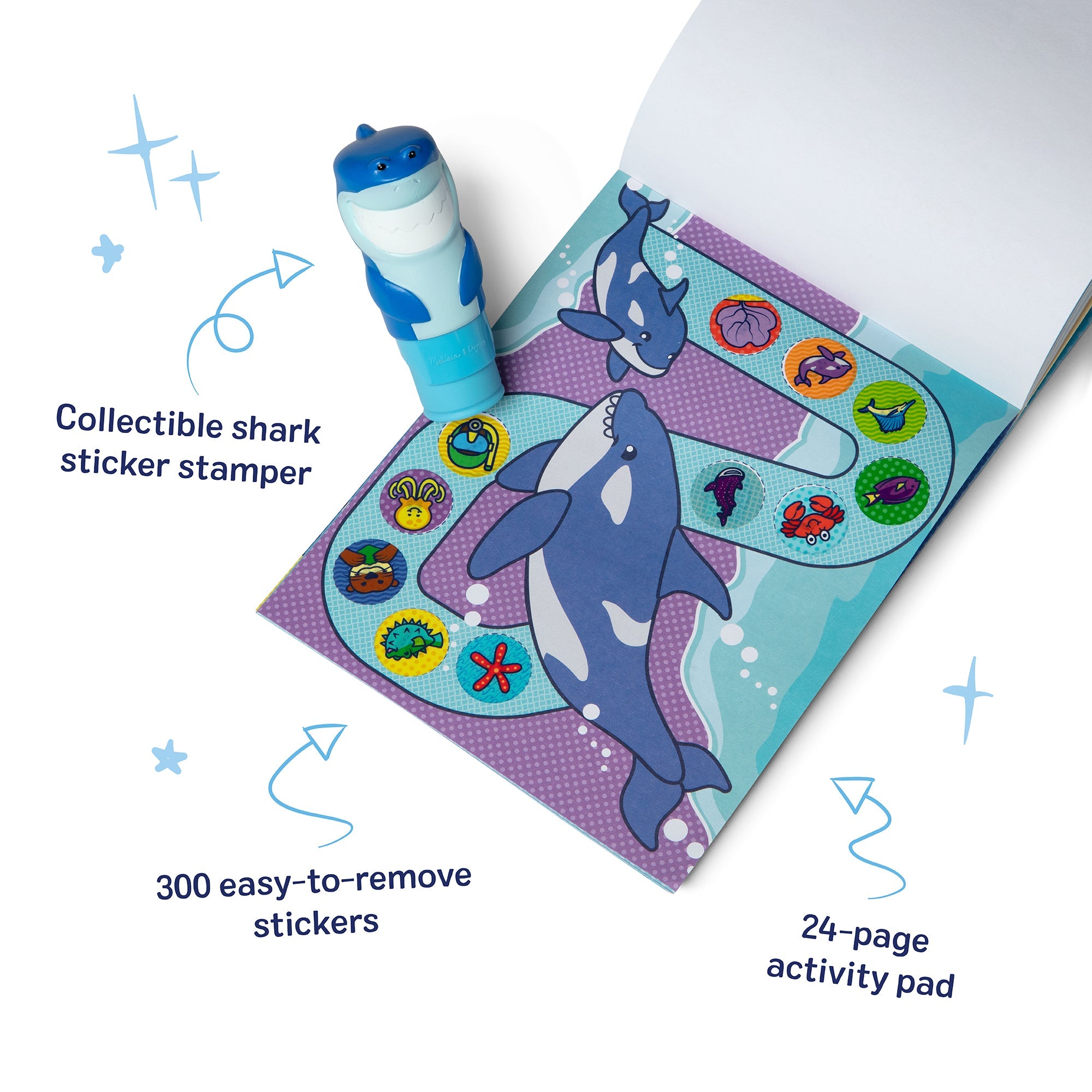 Sticker WOW!™ Activity Pad & Sticker Stamper - Shark