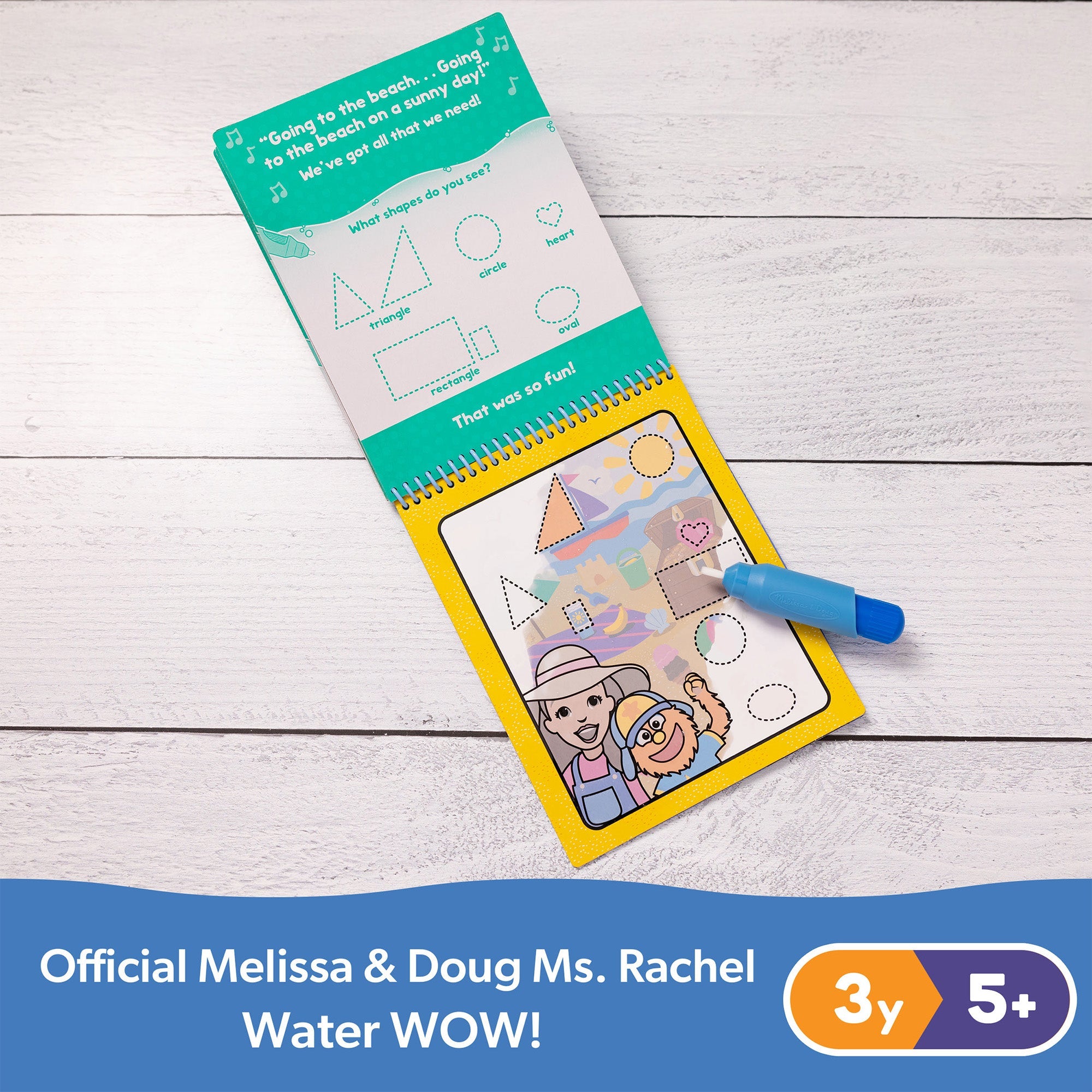 Ms. Rachel Water WOW! Color-Reveal Pad – Find & Count