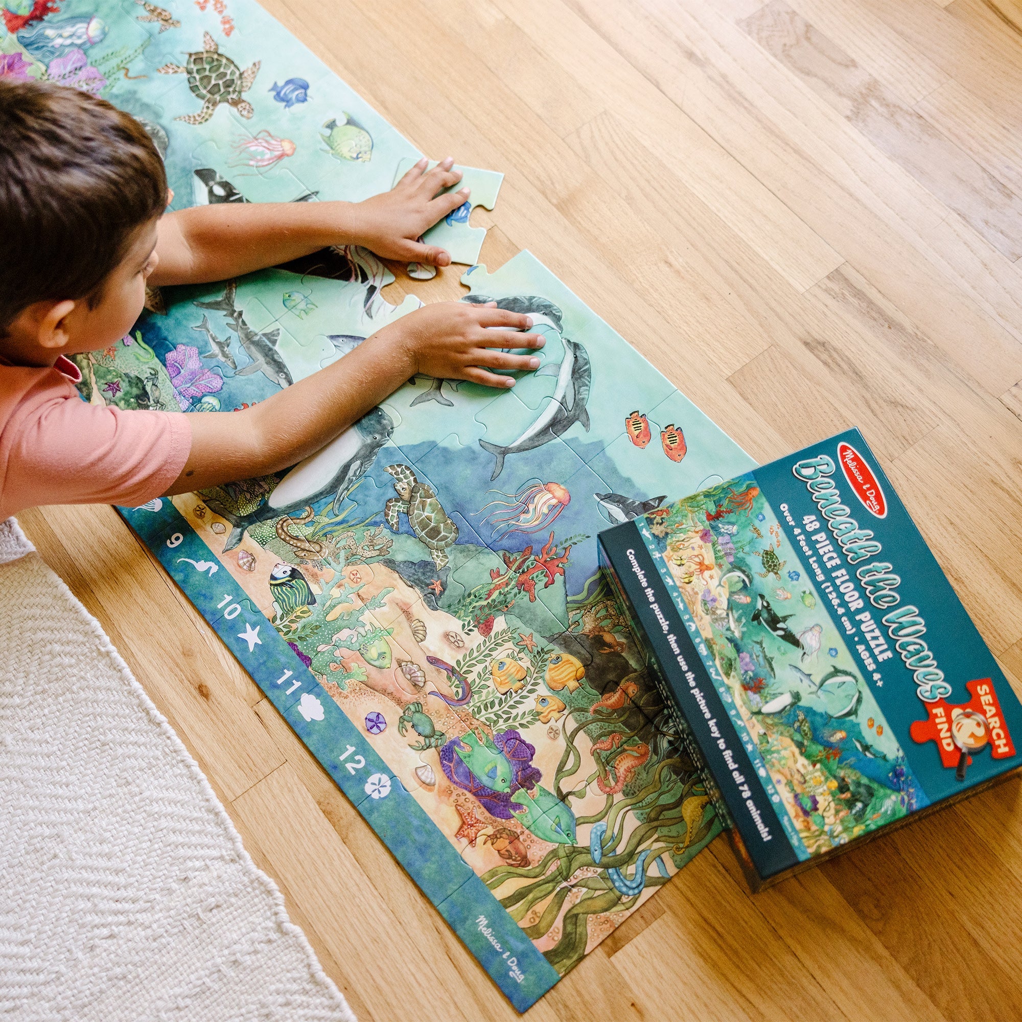 Search & Find Beneath the Waves Floor Puzzle - 48 Pieces