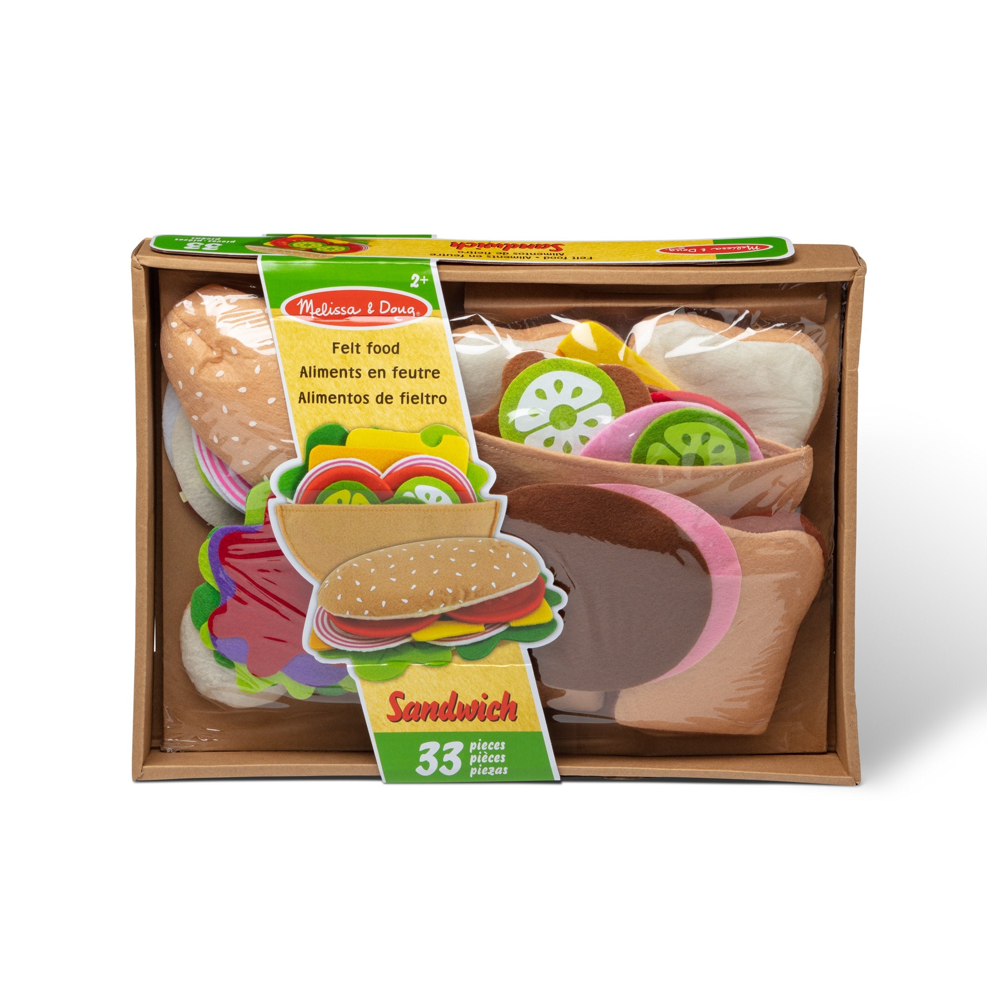 Felt Food Sandwich Play Set