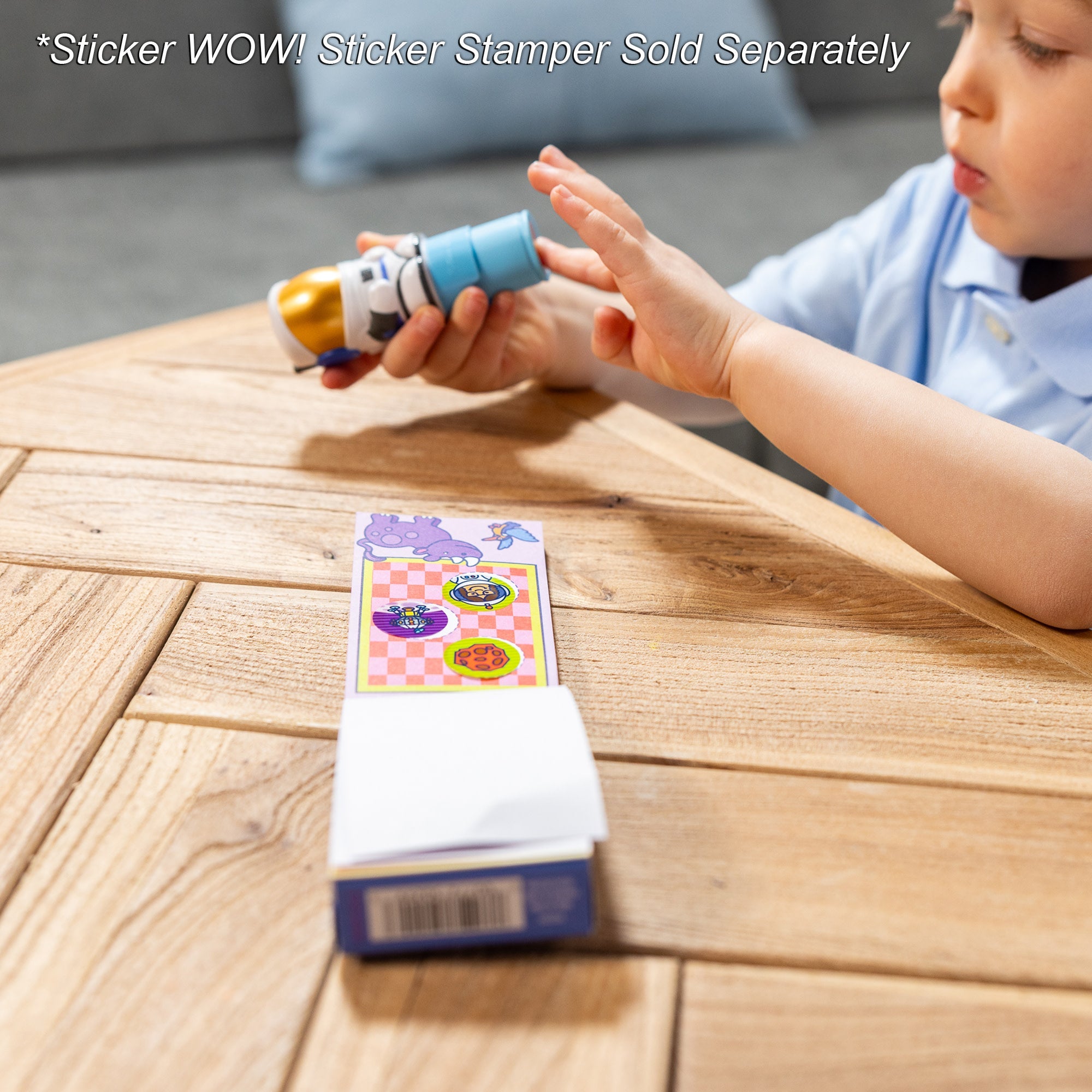 Sticker WOW!® Mini Activity Pad & Refill Stickers - Surprise Pack 1 (200+ Stickers, Stamper Not Included)