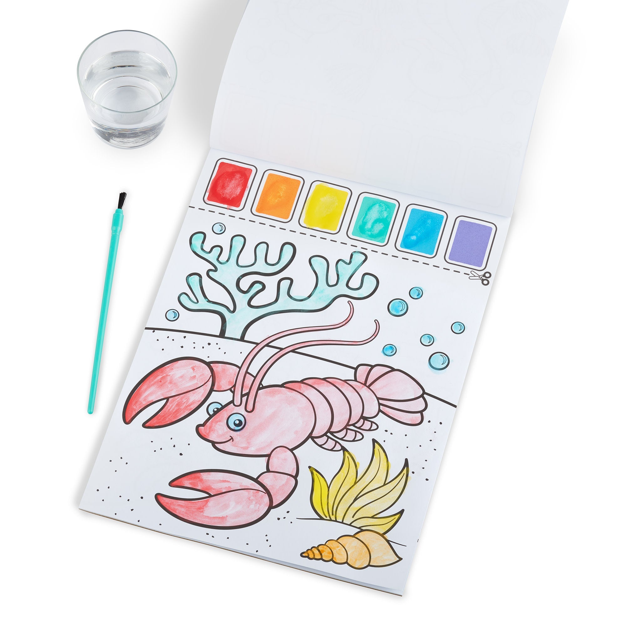 Paint With Water Activity Book - Ocean