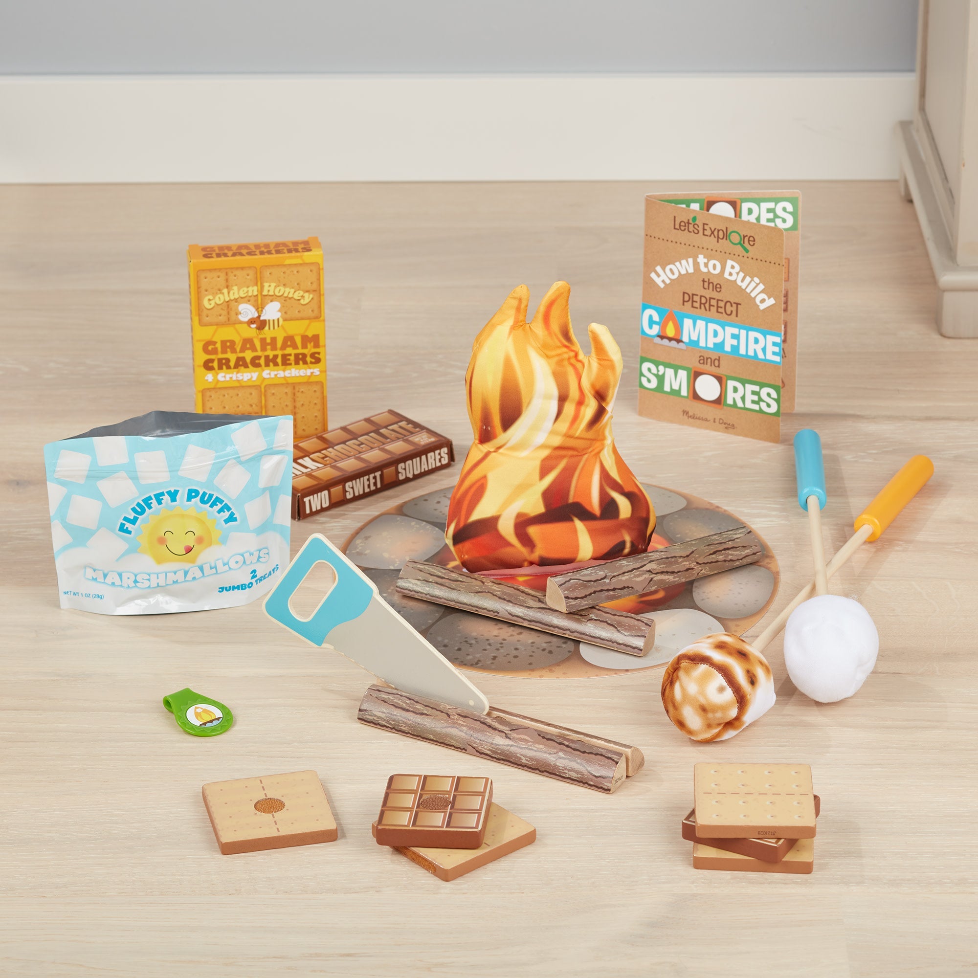 Let's Explore Campfire S'Mores Play Set