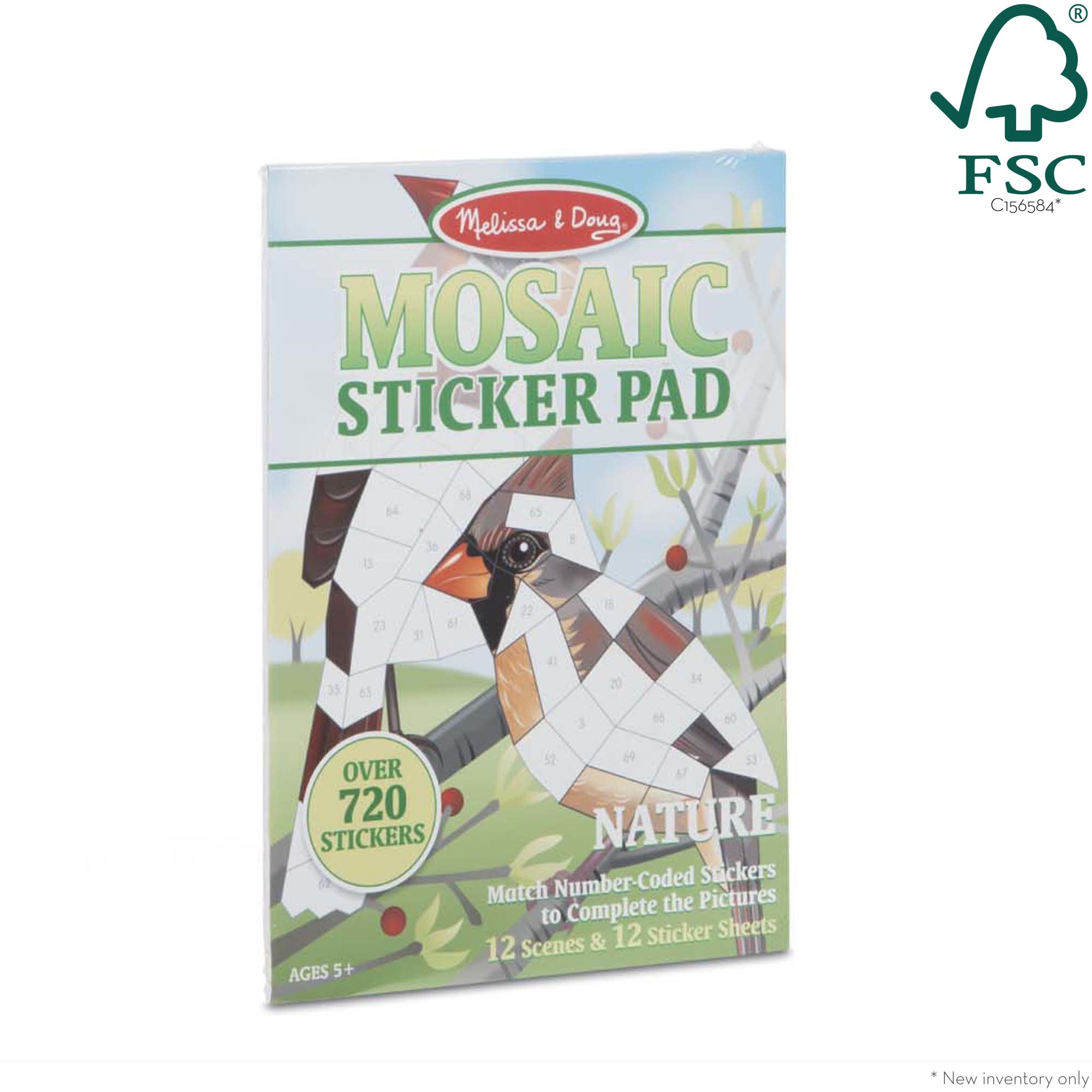 Mosaic Sticker Pad - Nature