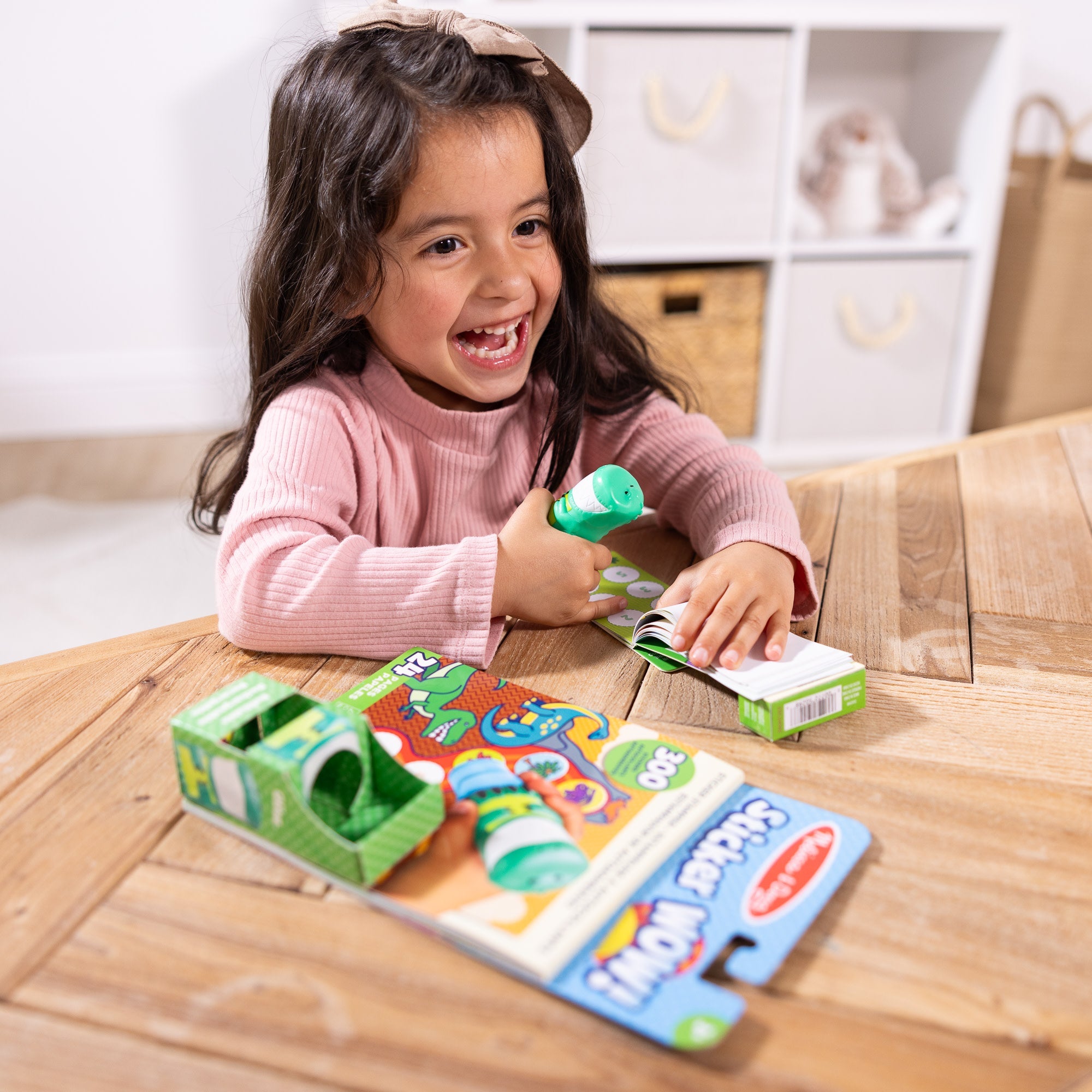 Sticker WOW!™ Dinosaur Bundle: Activity Pad & Sticker Stamper + Mini Activity Pad and 200 Refill Stickers