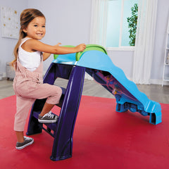 2-in-1 Indoor-Outdoor Slide with Water Spraying Jets