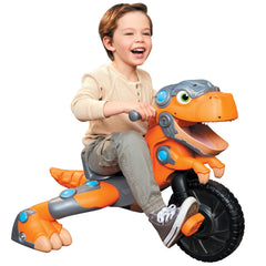 Chompin' Dino Trike with Sounds, Adjustable Seat & Pedals