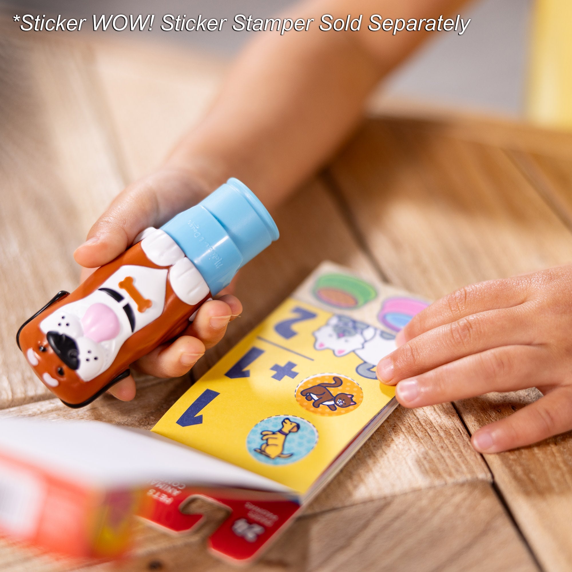 Sticker WOW!® Mini Activity Pad & Refill Stickers - Pets (200+ Stickers, Stamper Not Included)