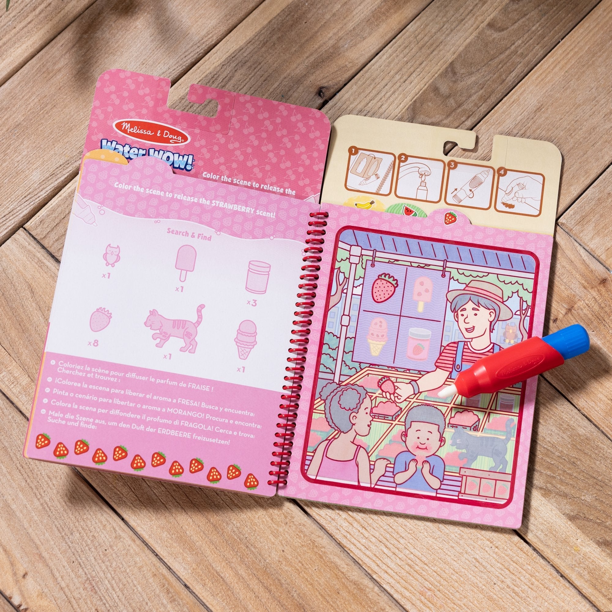 Scented Water WOW! Water-Reveal Pad - Fruit