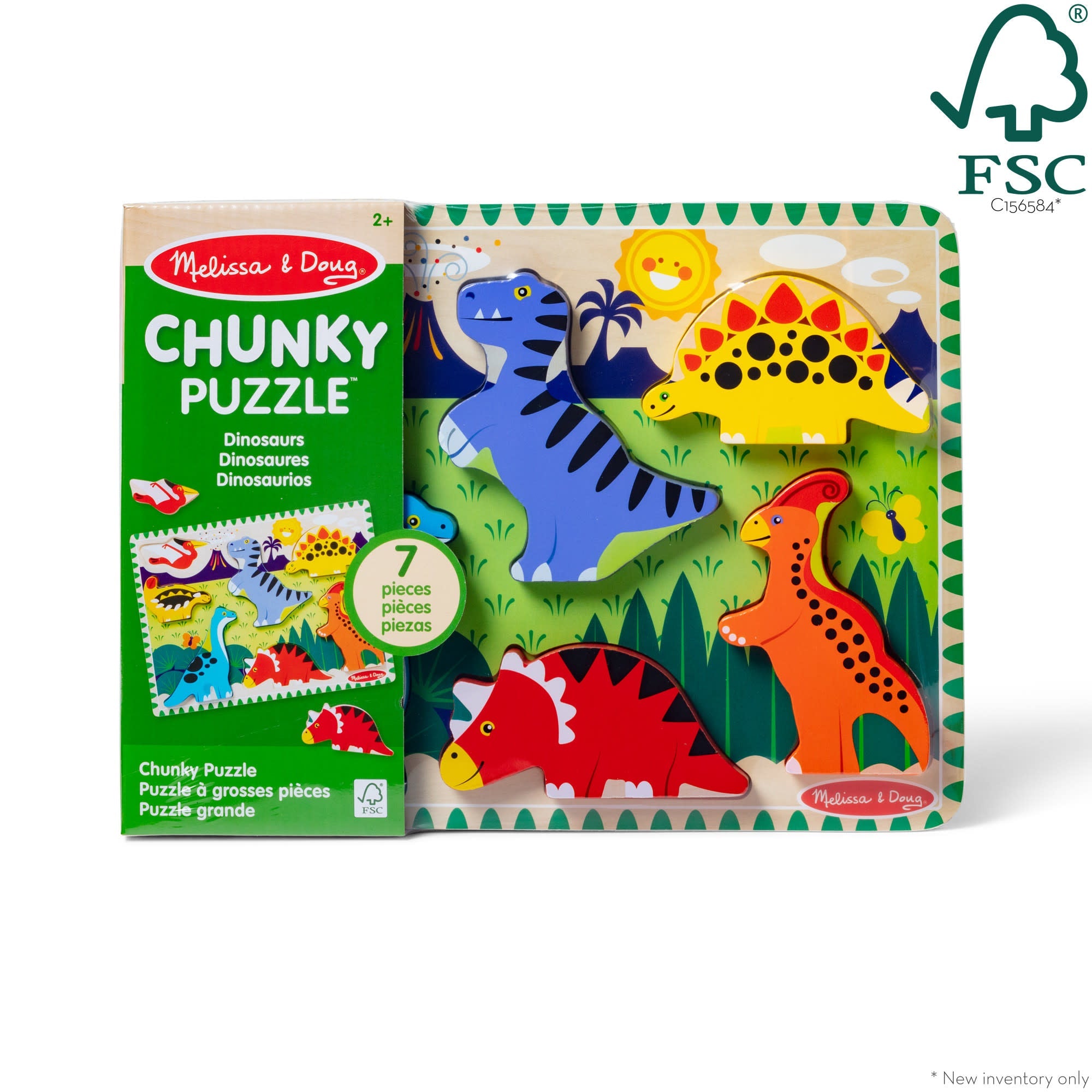 Dinosaurs Chunky Puzzle - 7 Pieces