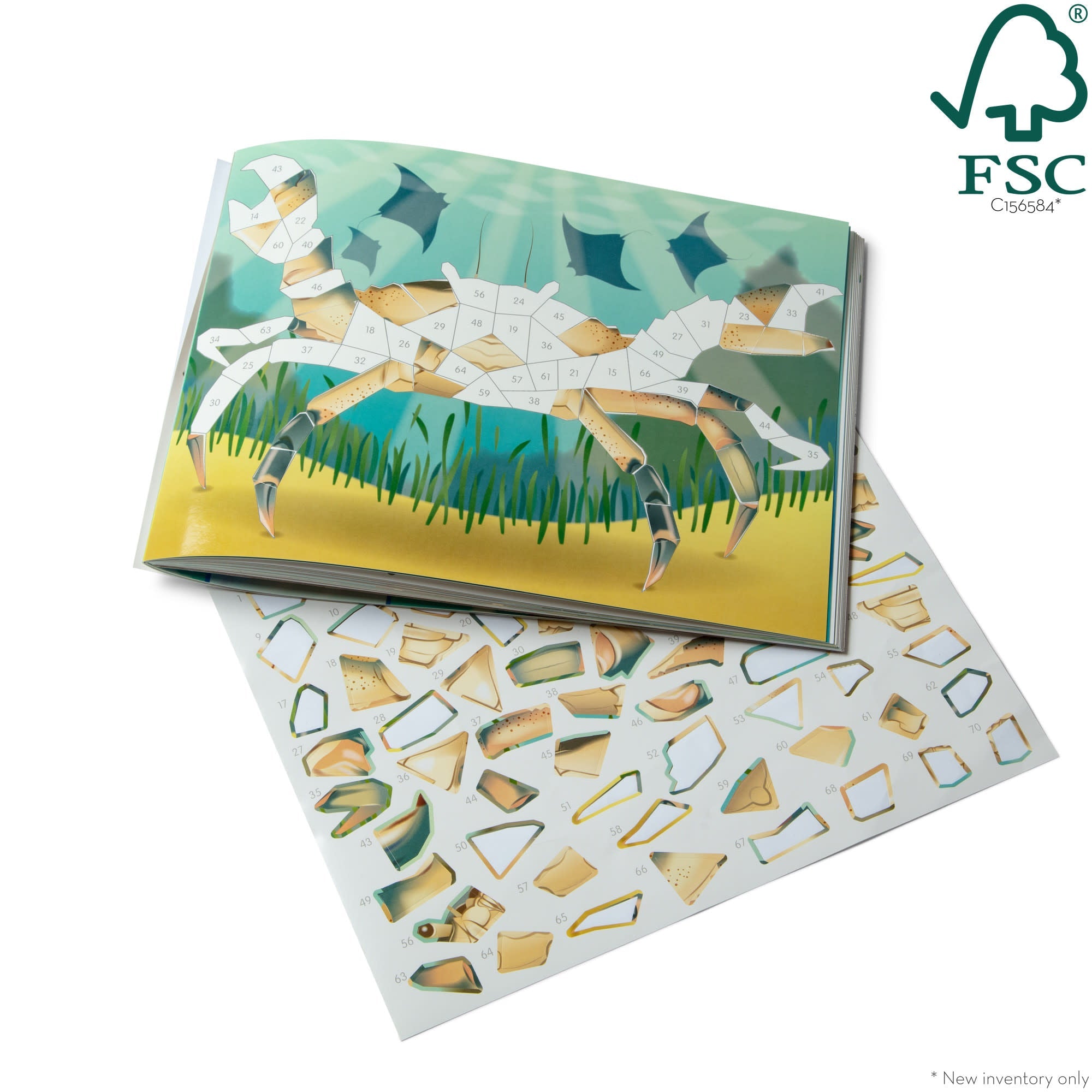 Mosaic Sticker Pad - Ocean