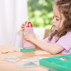 Disney Princess Ariel Wooden Magnetic Dress-Up