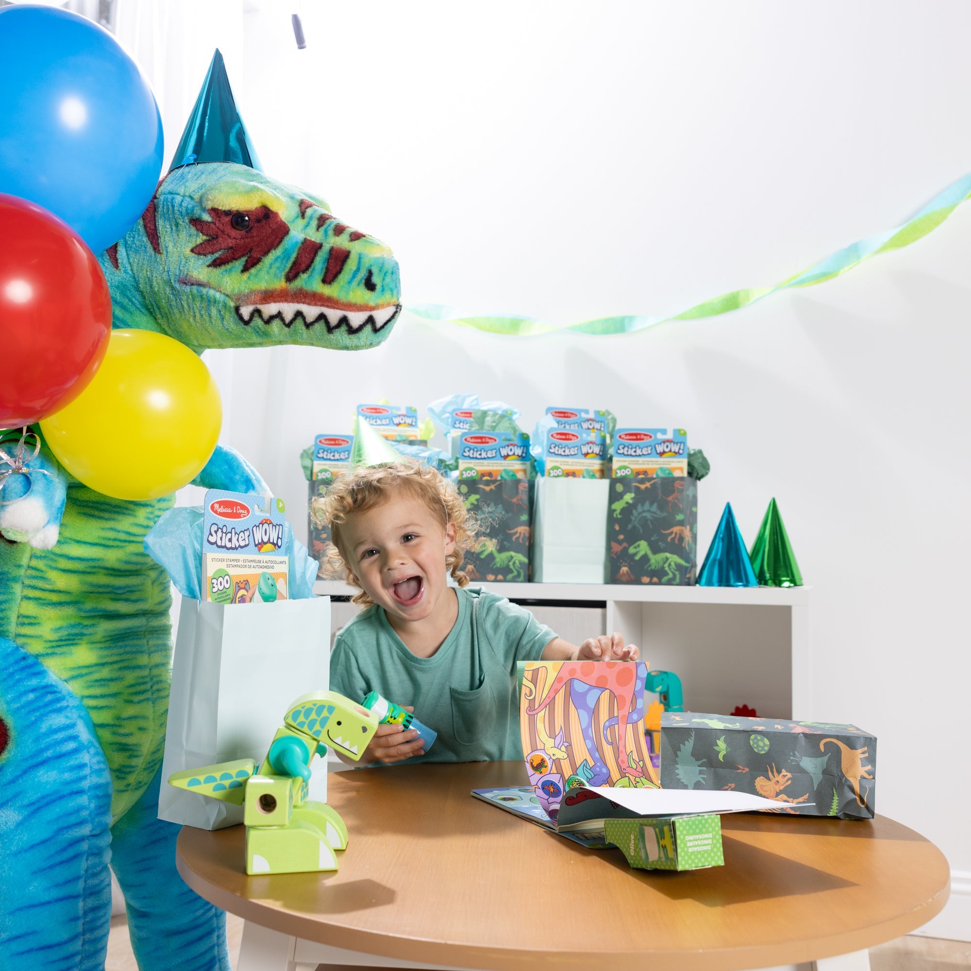 Sticker WOW!® Activity Pad & Sticker Stamper 12-PACK  - Dinosaur