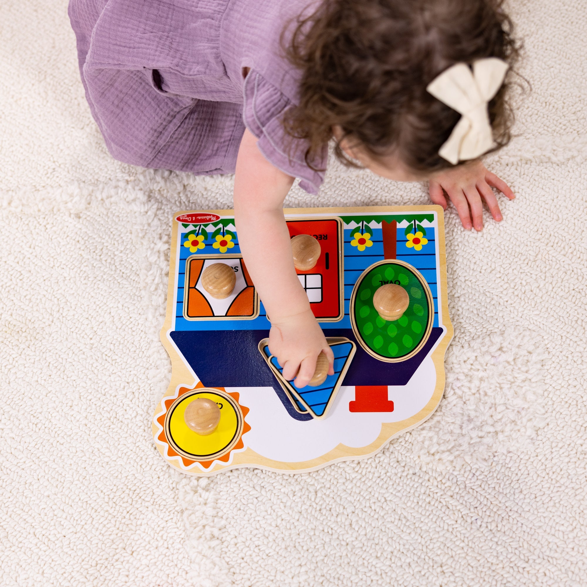 First Shapes Jumbo Peg Puzzle - 5 Pieces