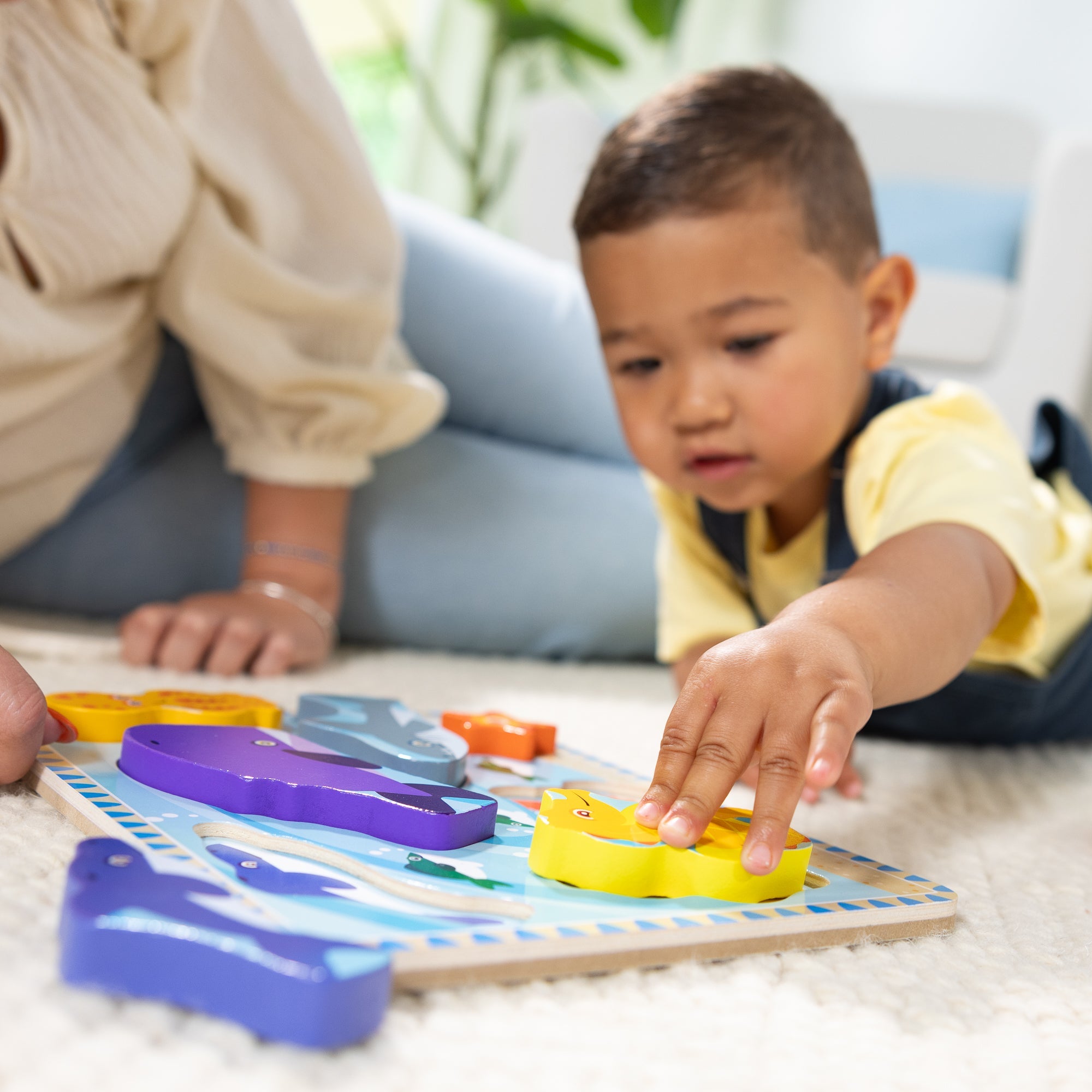 Sea Creatures Chunky Puzzle - 7 Pieces